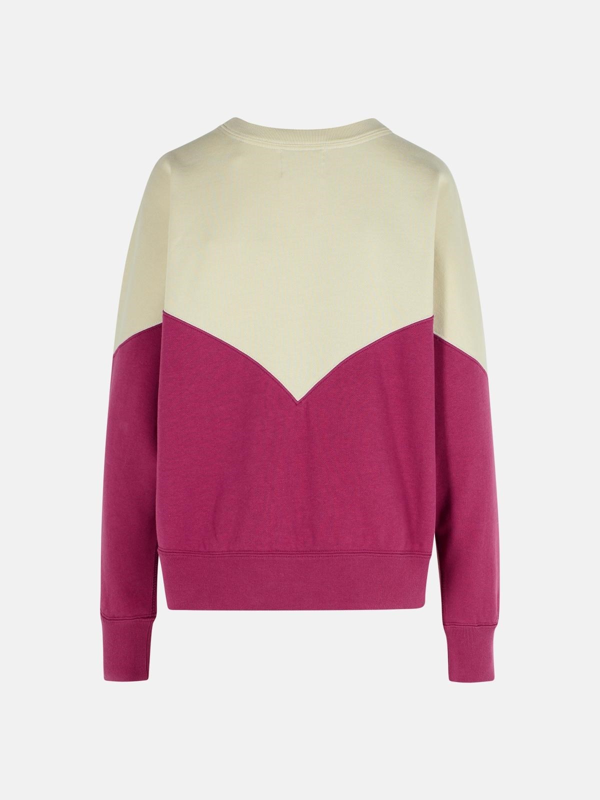 'HOUSTON' SWEATSHIRT IN A GRAPE-AND-EYE COTTON BLEND - 3
