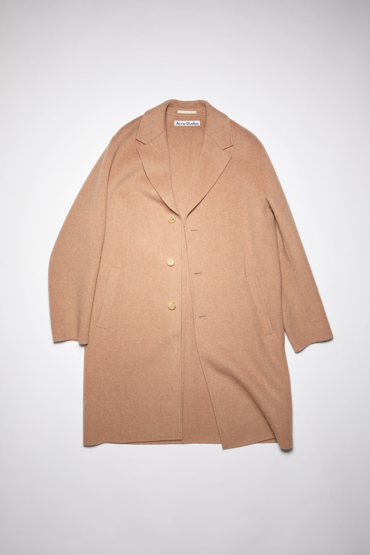 Double face coat - Camel melange - 1