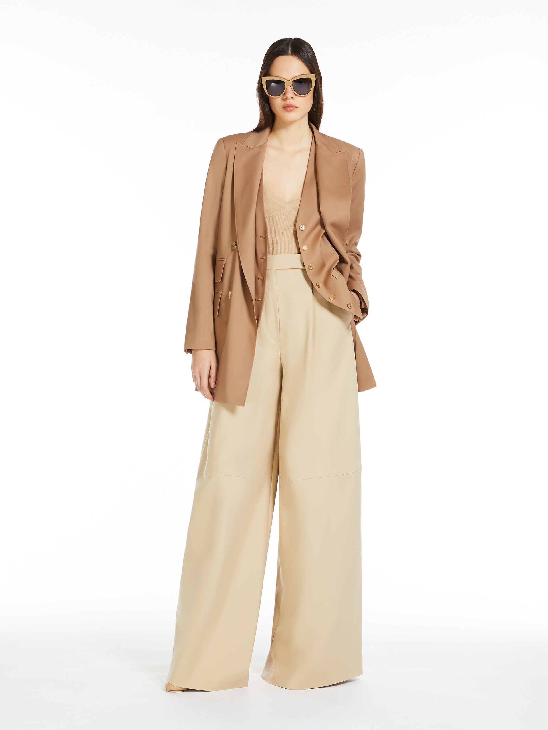 NEBBIE Straight wool canvas blazer - 2