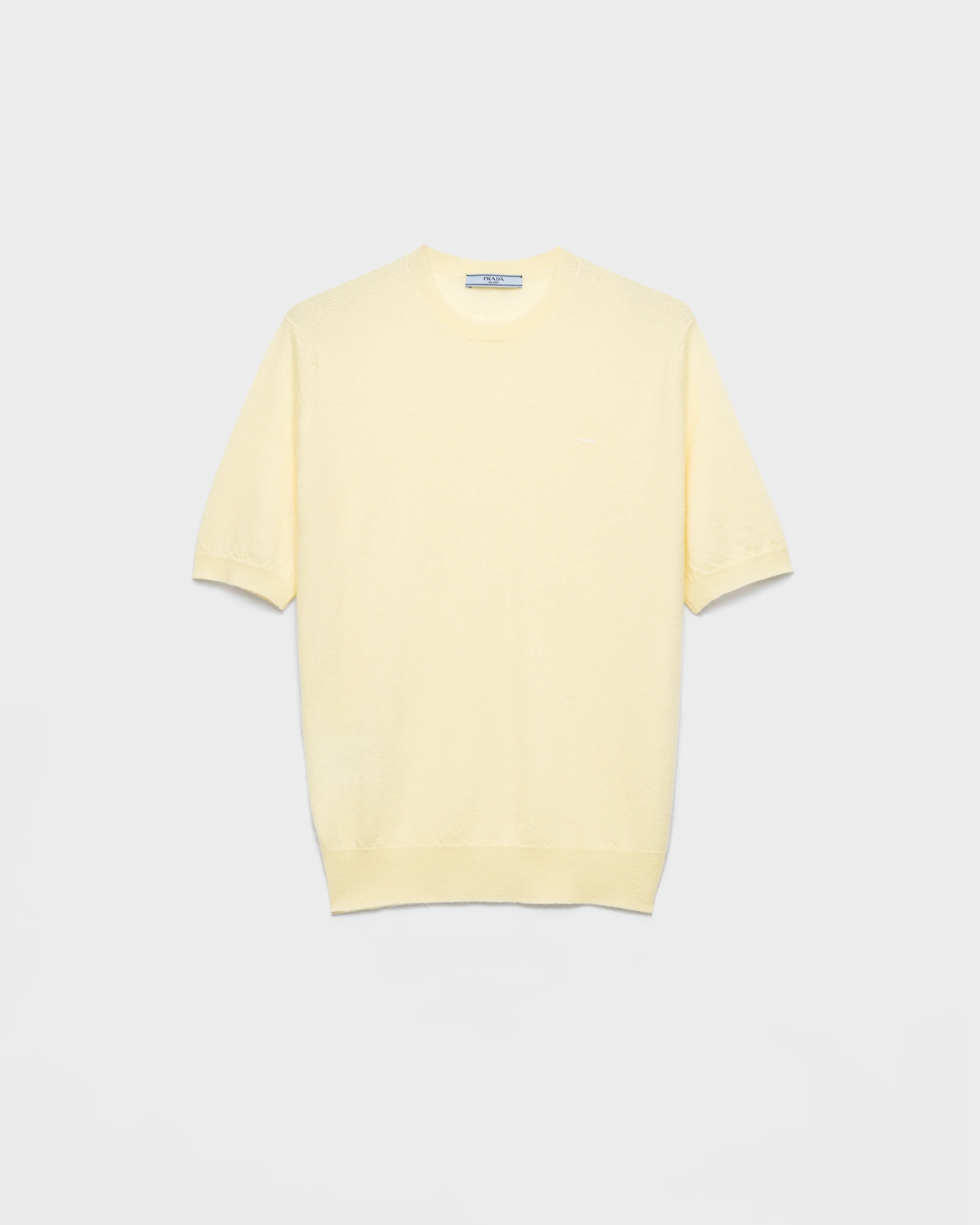 Short-sleeved cashmere T-shirt - 1