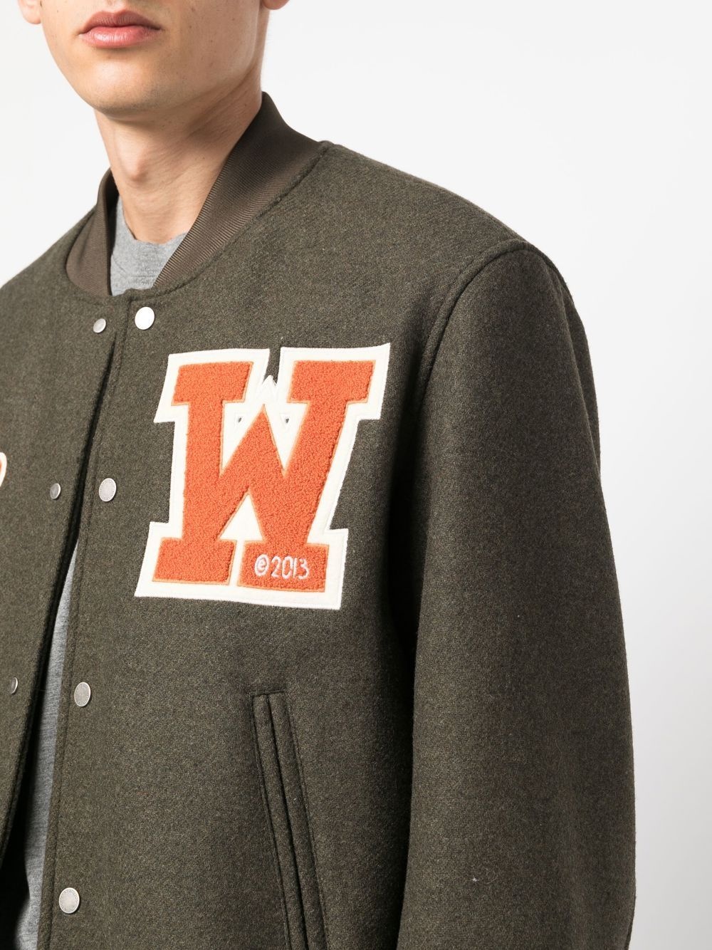 logo-patch varsity jacket - 5