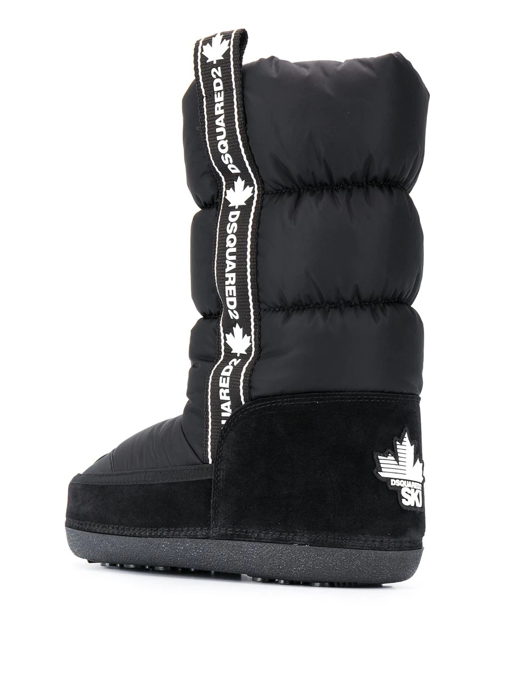 logo-tape snow boots - 3