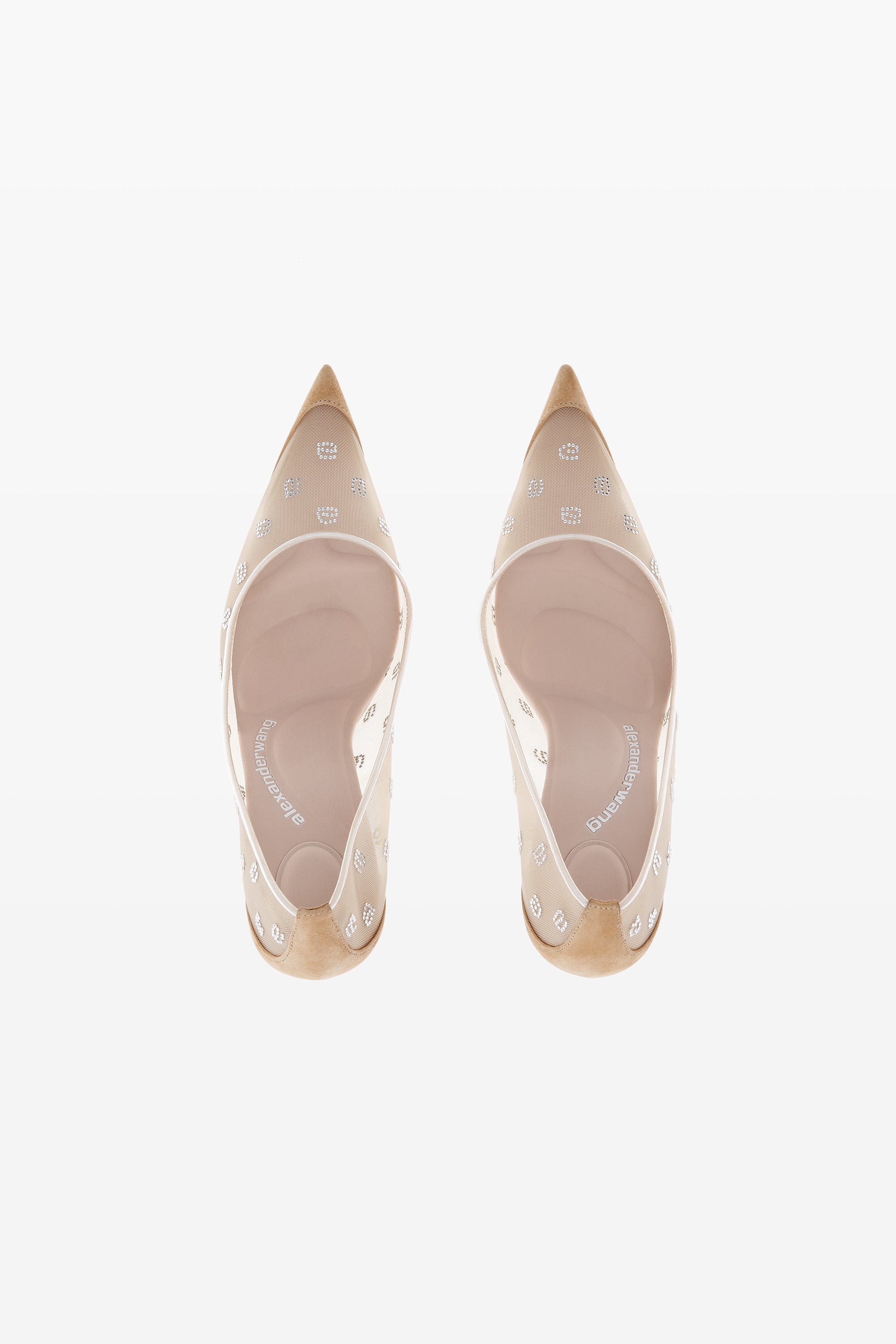 DELPHINE 105 PUMP IN MESH/CRYSTAL - 5