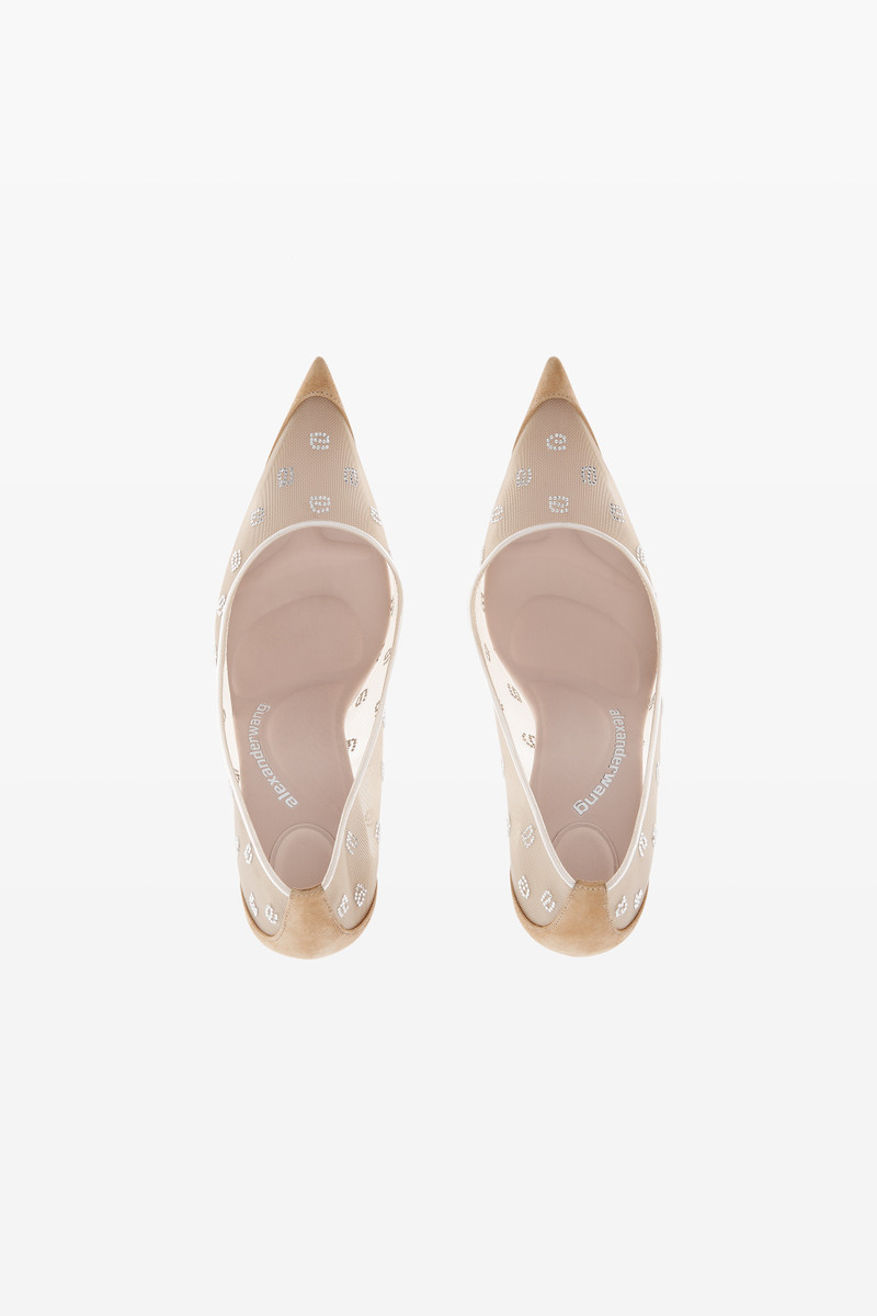 DELPHINE 105 PUMP IN MESH/CRYSTAL 5