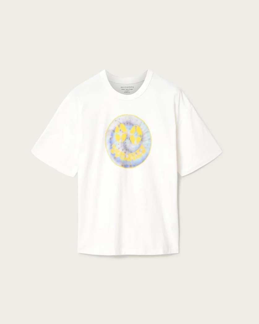 SPUN OUT BOXY SHORT SLEEVE GRAPHIC T-SHIRT - 1