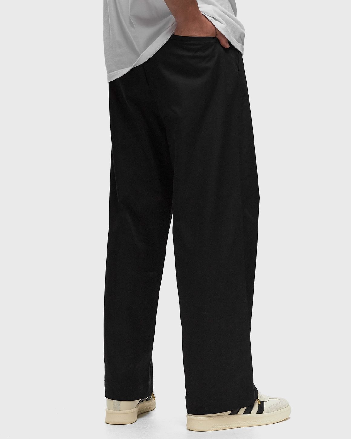 Woven Straight Hem Pants - 3