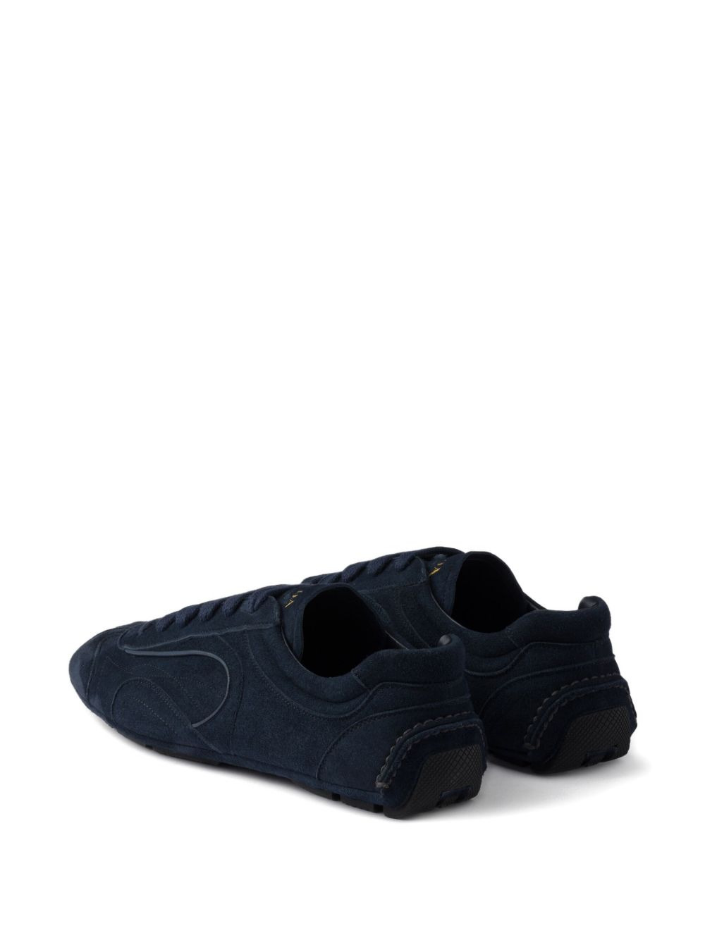 suede lace-up sneakers - 3
