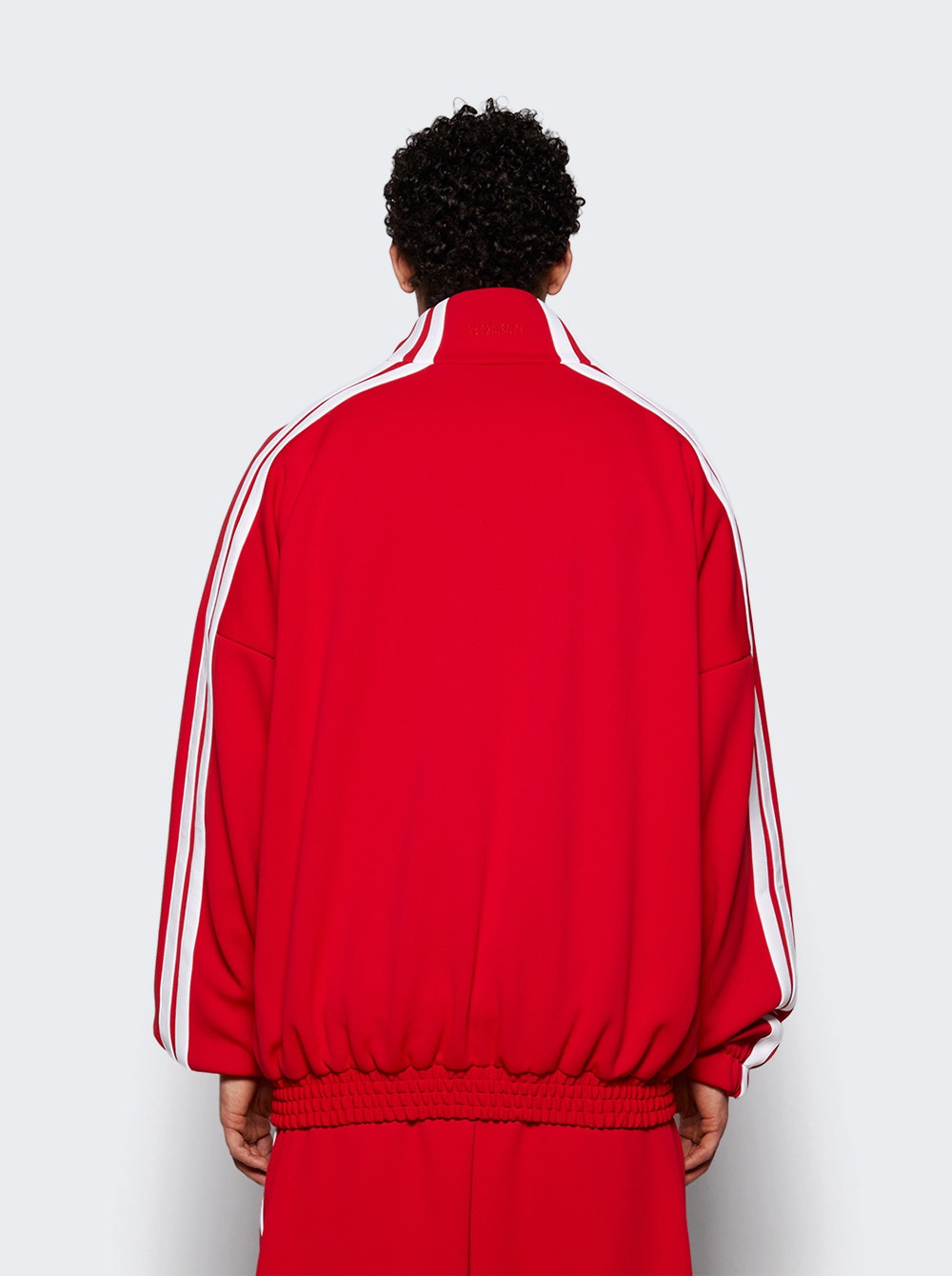 Oval Logo Gym Jacket Red - 5