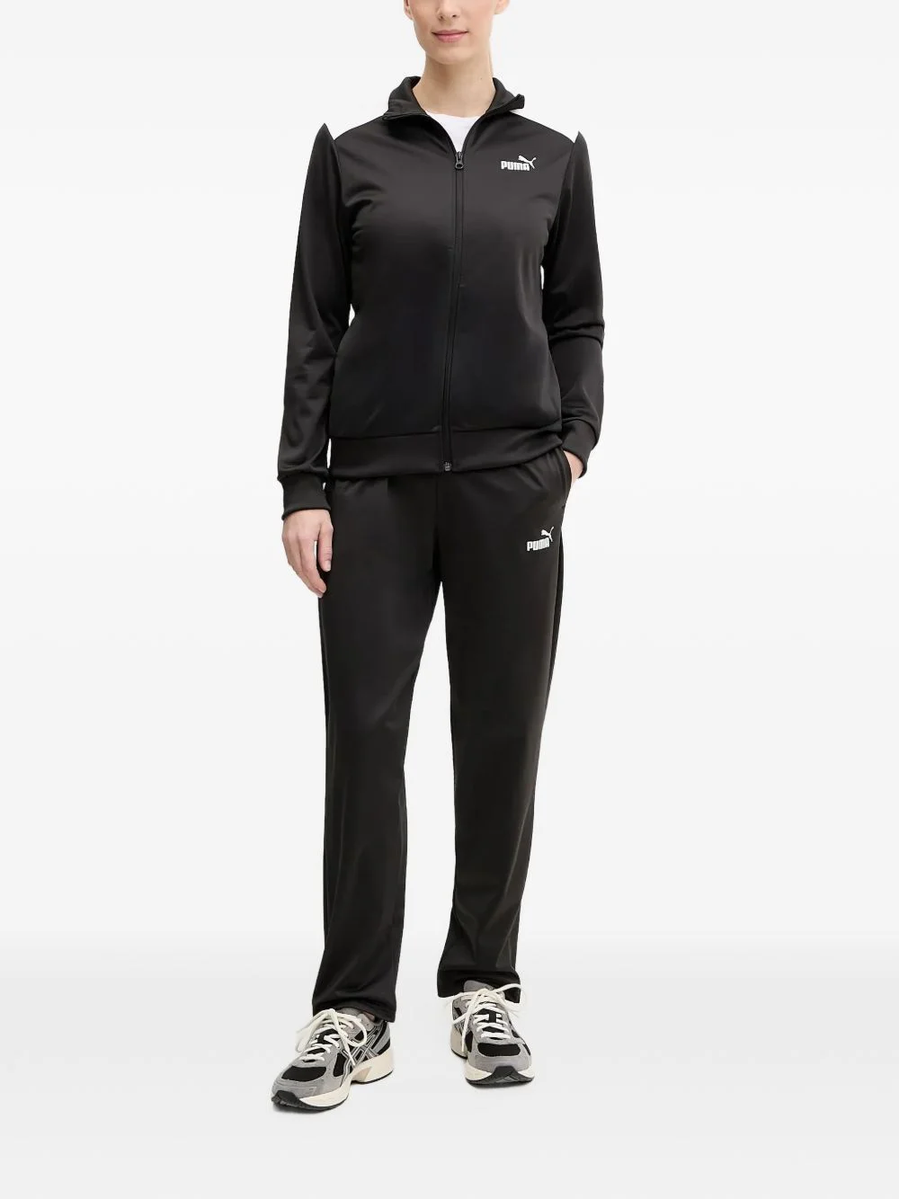 Poly logo-print tracksuit set - 1