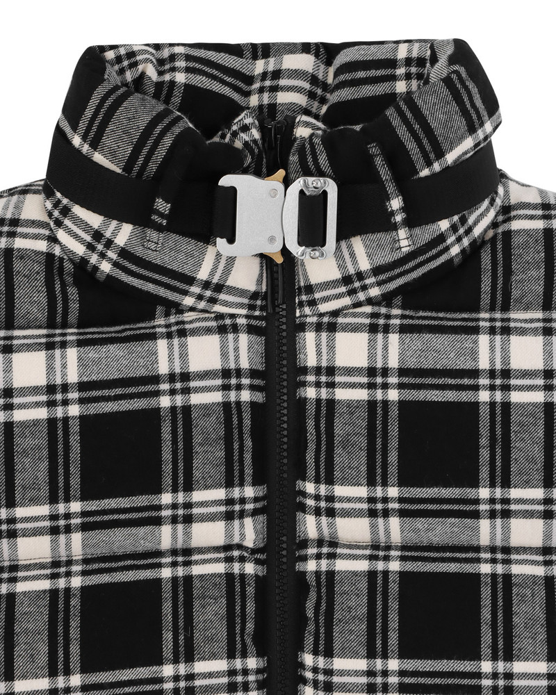 PUFFER VEST W SILVER BUCKLE 10