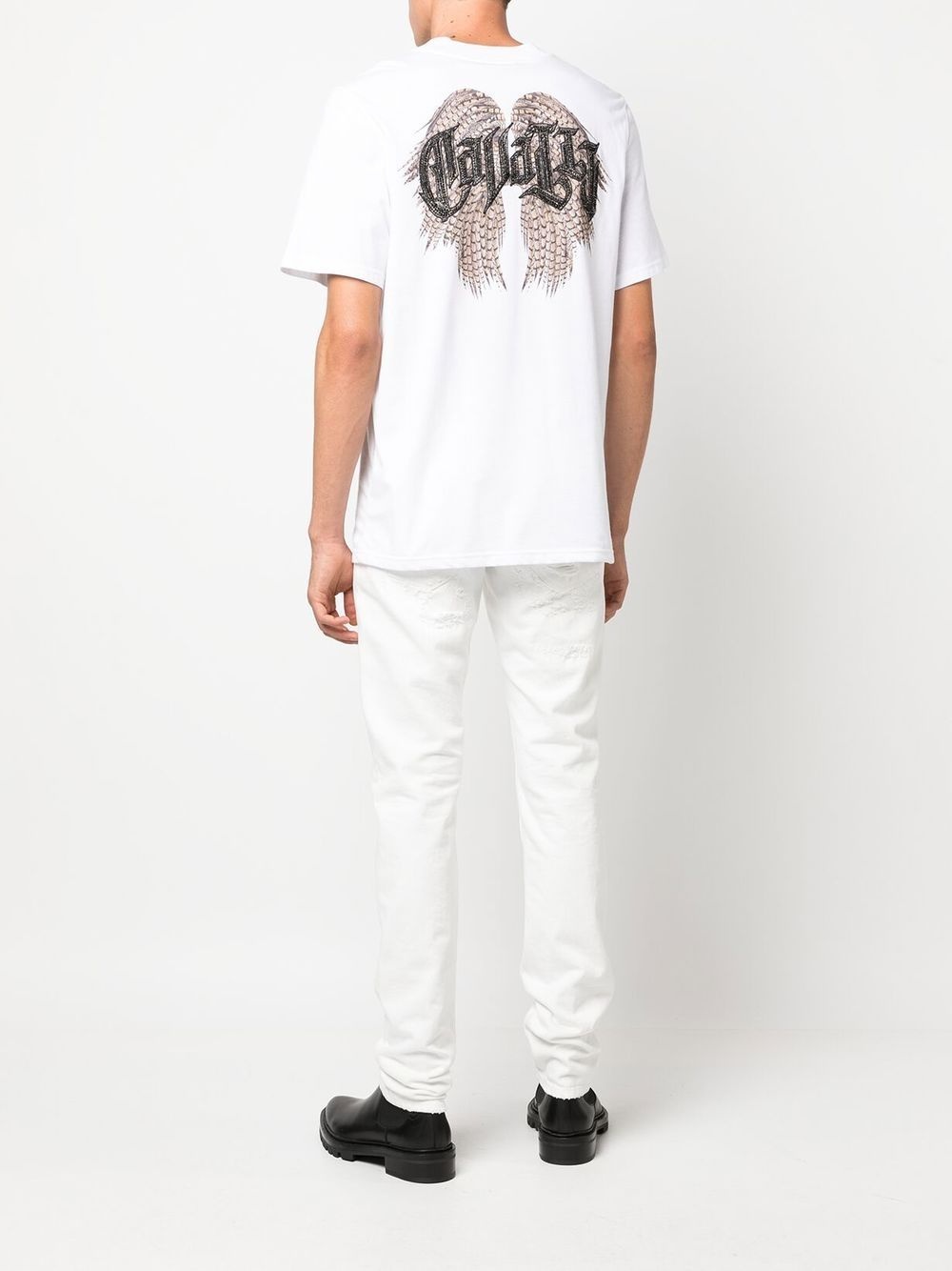 graphic-print embellished T-Shirt - 2