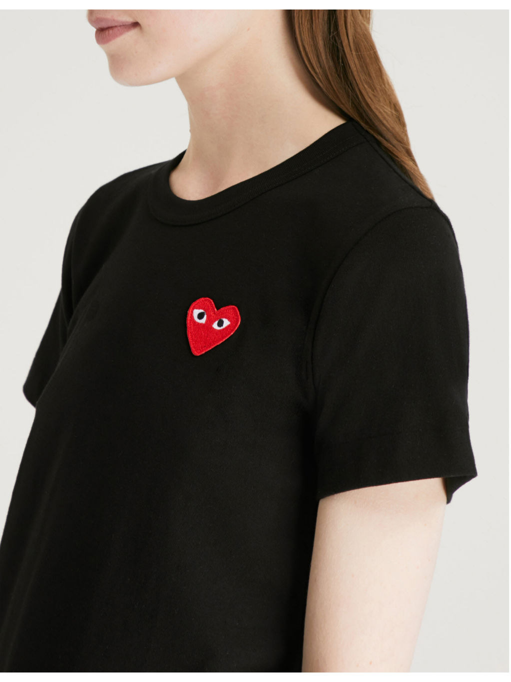 Heart logo-embroidered cotton-jersey T-shirt - 5