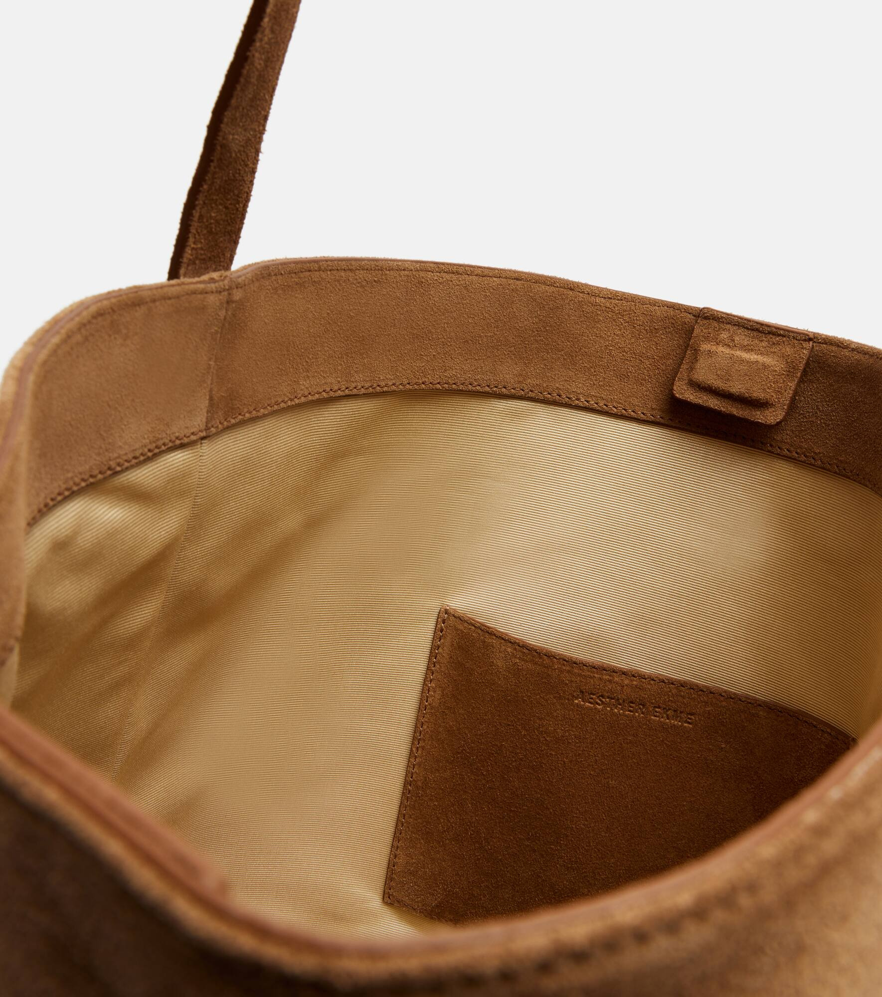 Sac Supple Large suede tote bag - 3