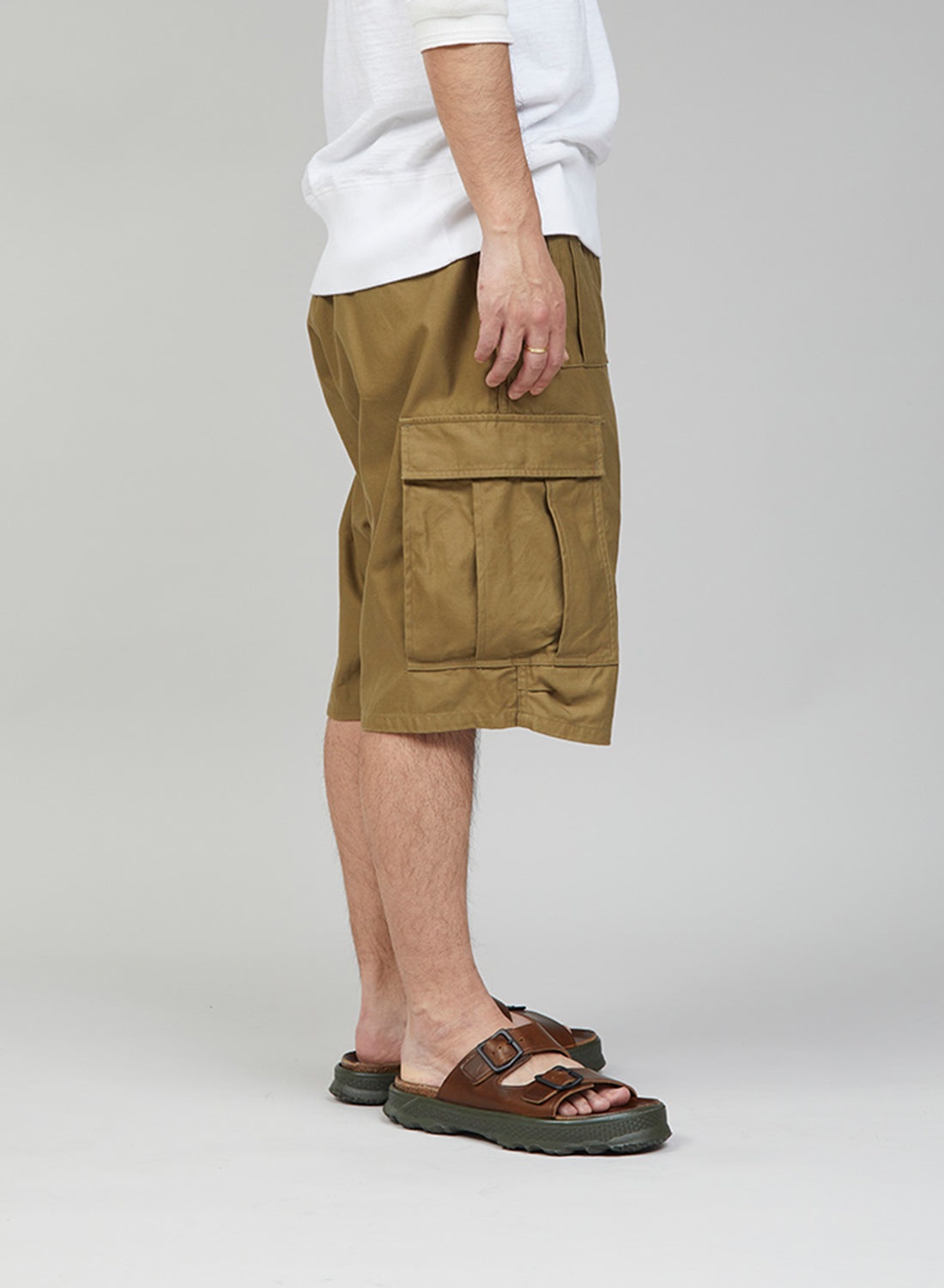 Army Cargo Short in Khaki - 6