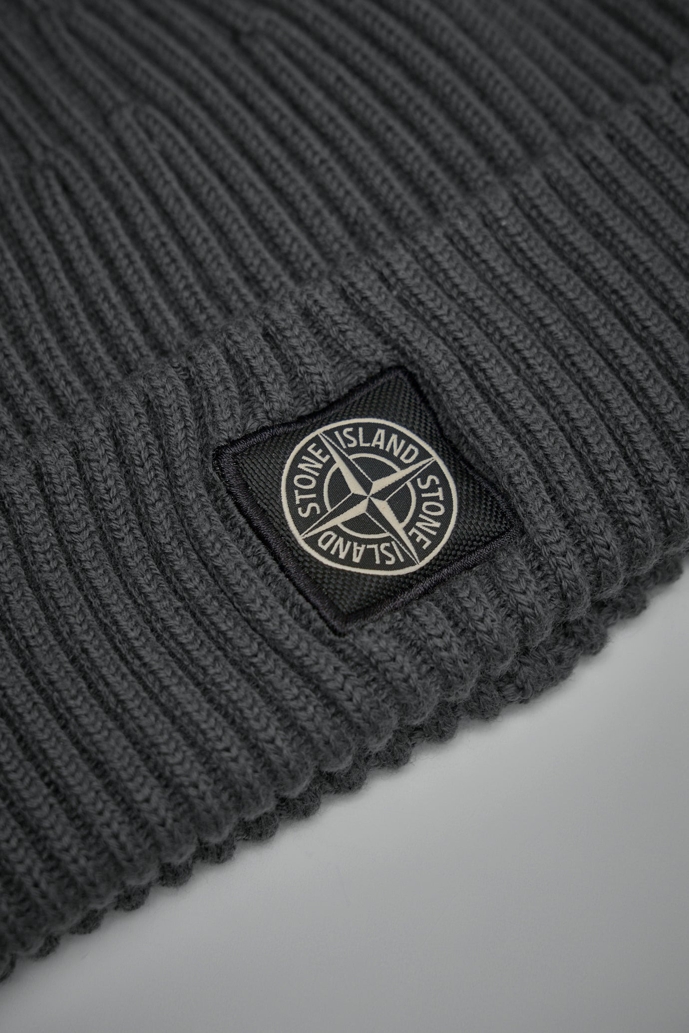 Full Rib RWS Wool Beanie with Compass Logo Patch - 3