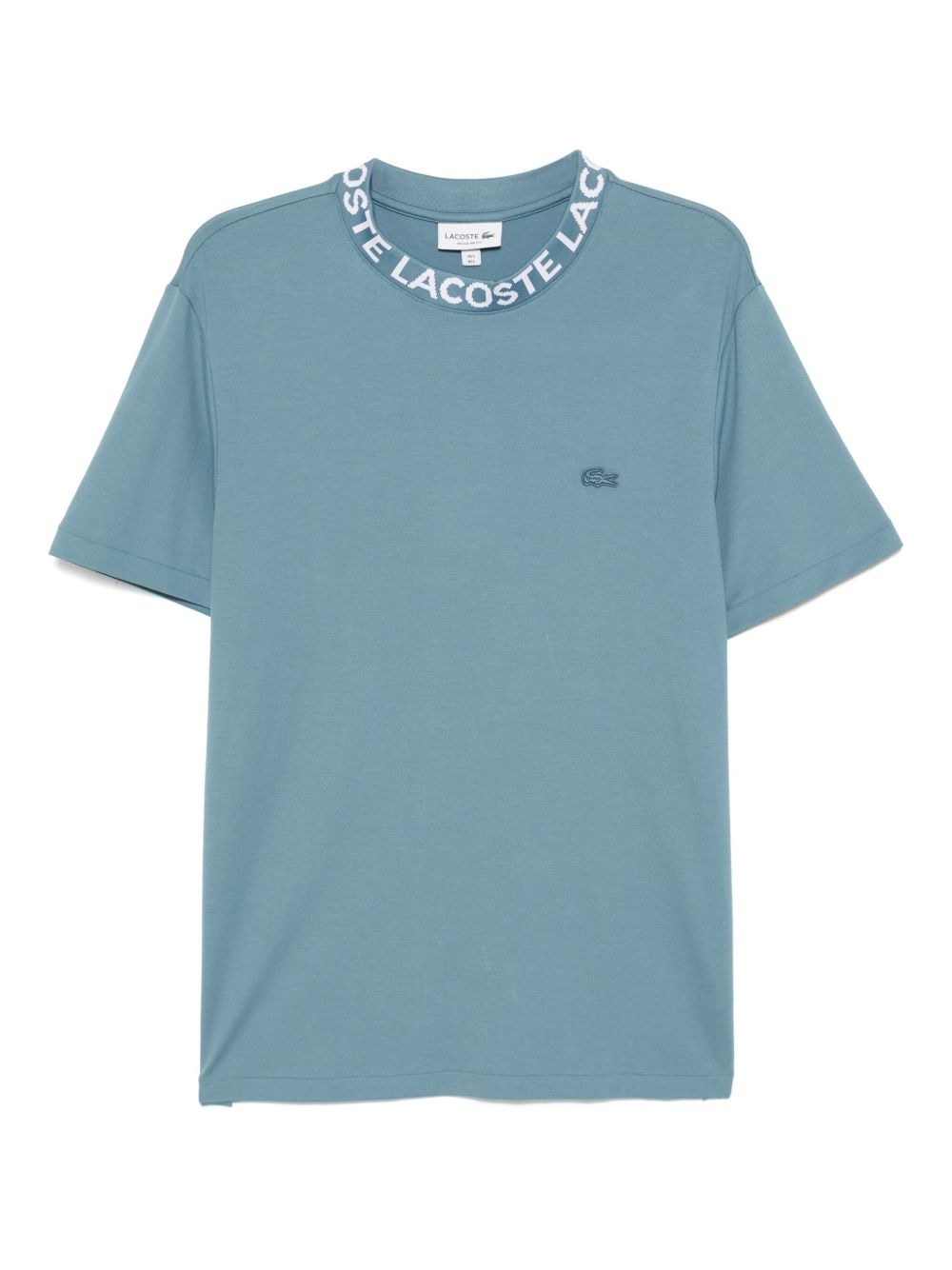 jacquard branded pique T-shirt - 1