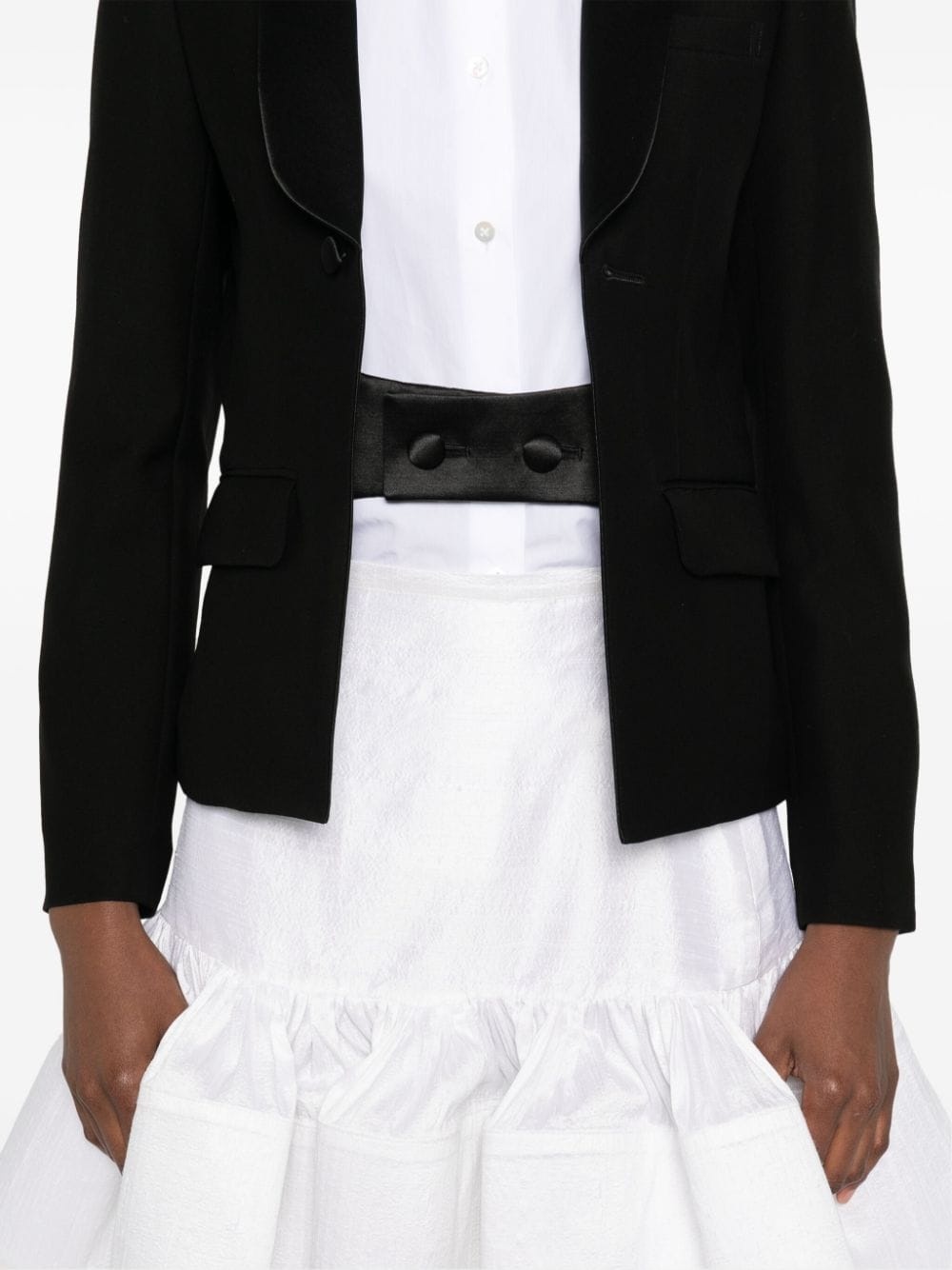 shawl-lapels blazer - 5