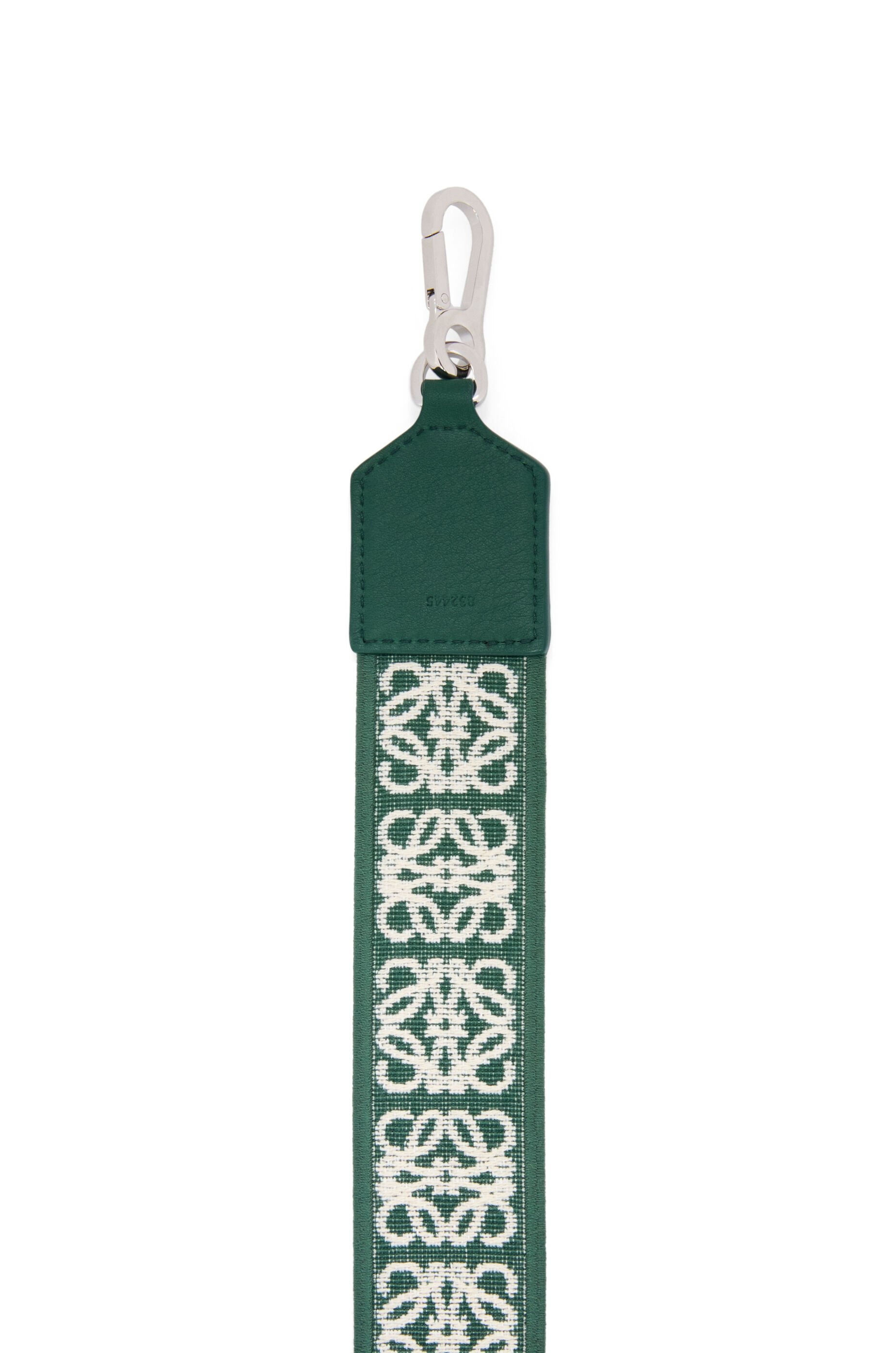 Anagram strap in jacquard and calfskin - 3