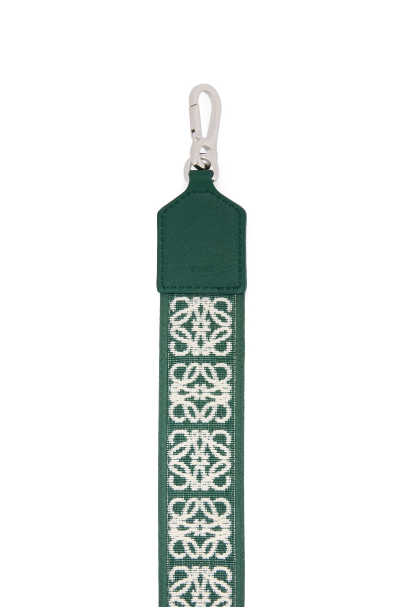 Anagram strap in jacquard and calfskin 3