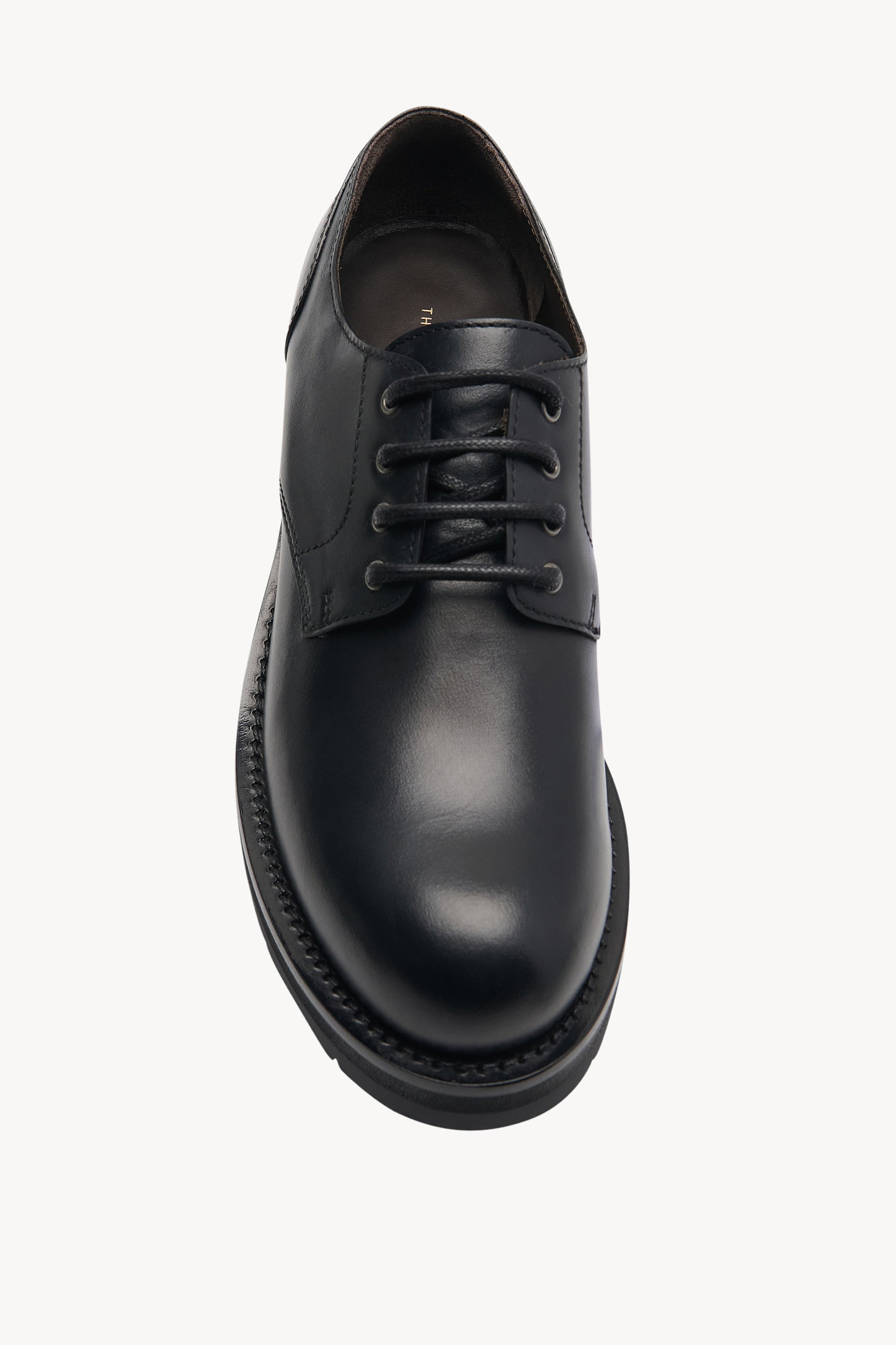 Derby Lug Sole Shoe in Leather - 3