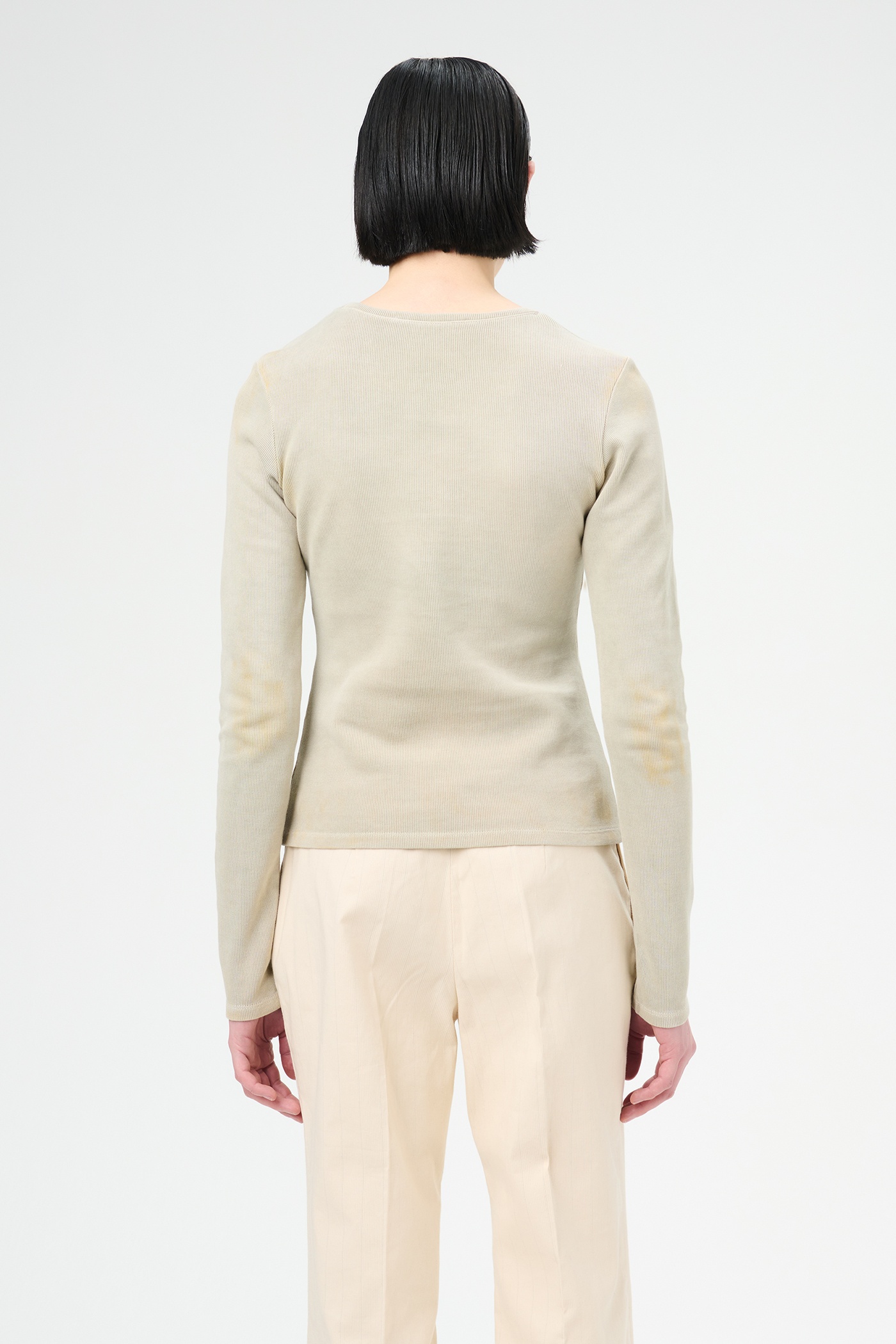 Super Slim Longsleeve Attic Wash Athletic Rib - 7
