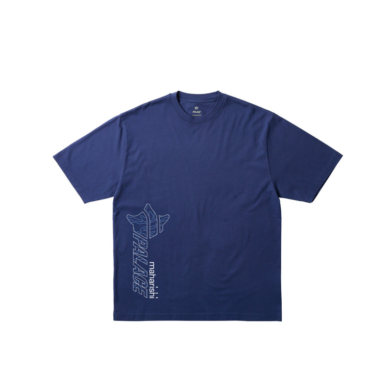 PALACE MAHARISHI TEMPLE STAR T-SHIRT BLUE - 1