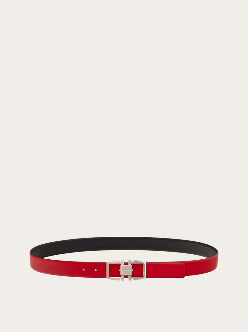 Adjustable belt with Gancini buckle 3