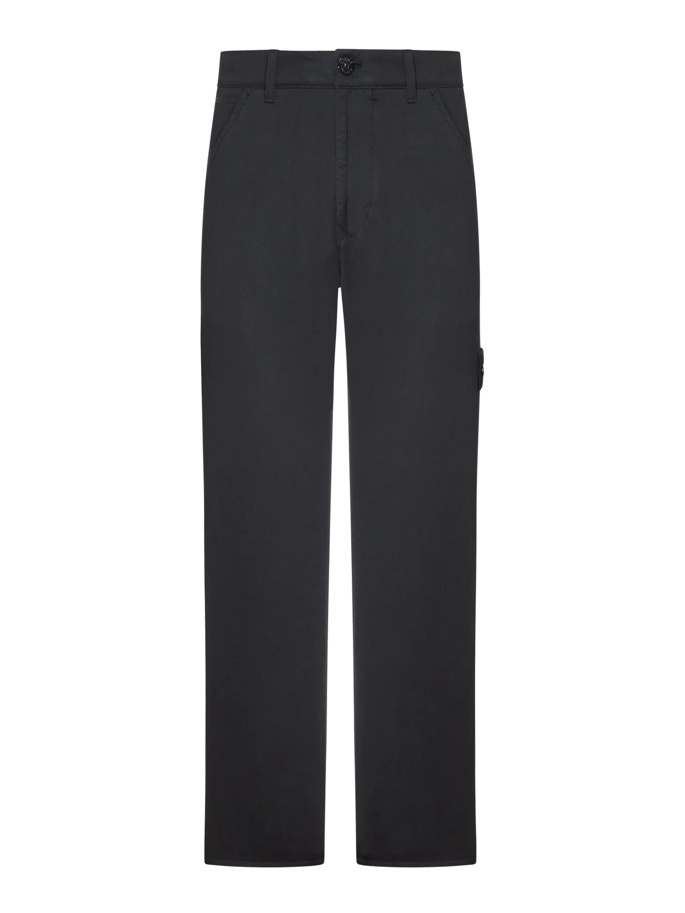 REGULAR FIT PANTS WITH BADGE - 1