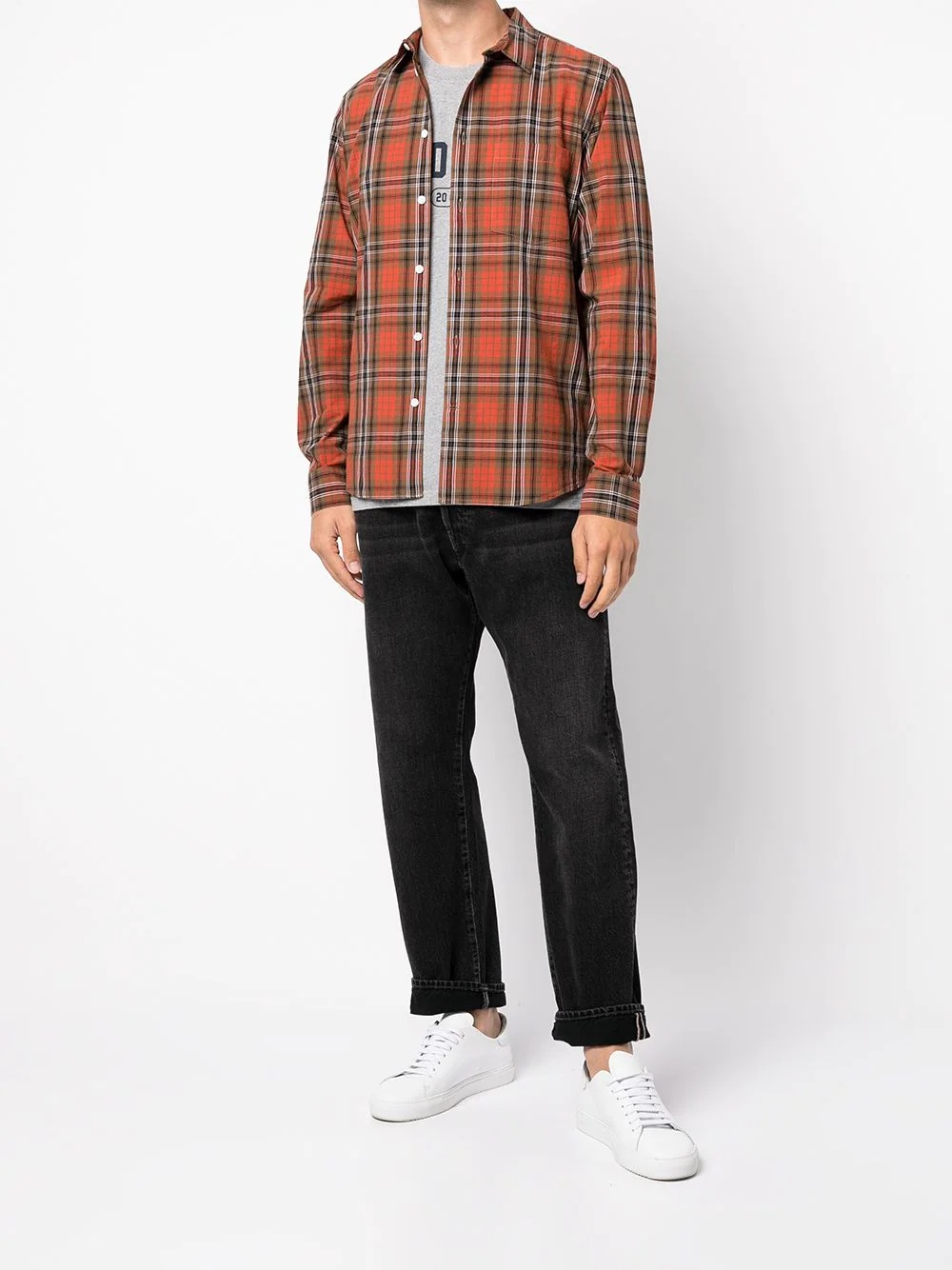 Timothy check-print shirt - 2