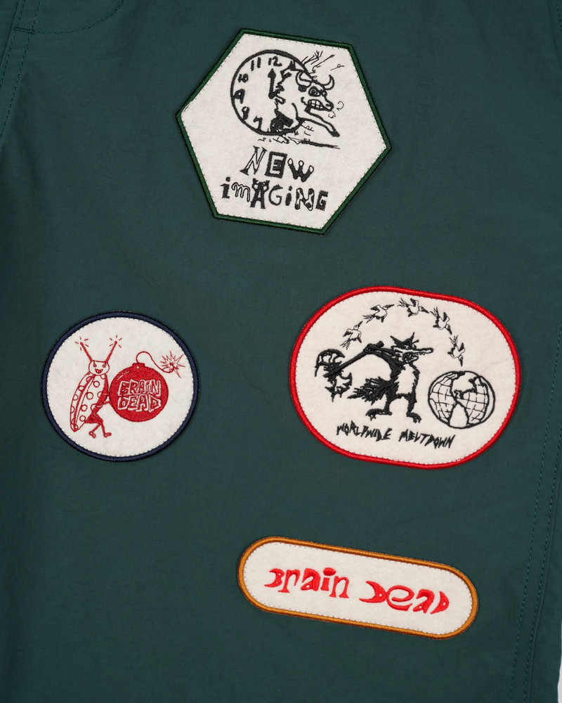 Nylon Baggy Climber Short - Forest Green 3