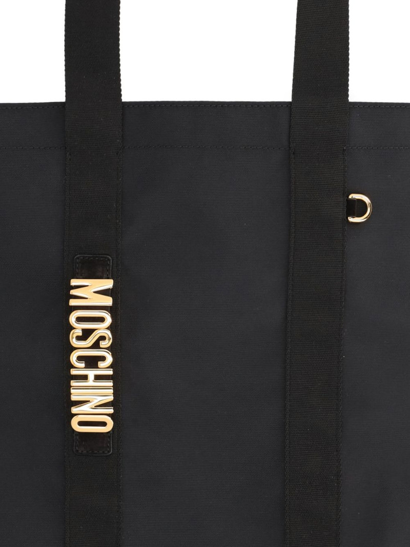Moschino logo tote bag outlook