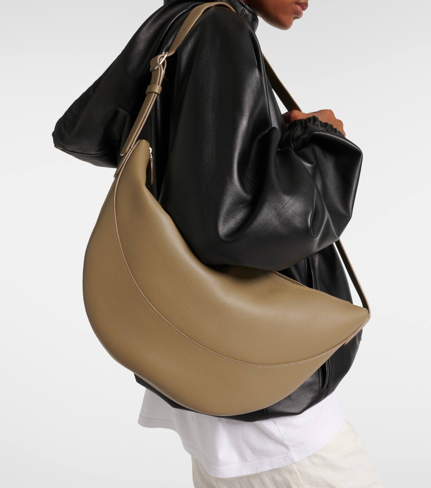 Jouve Small leather shoulder bag - 7