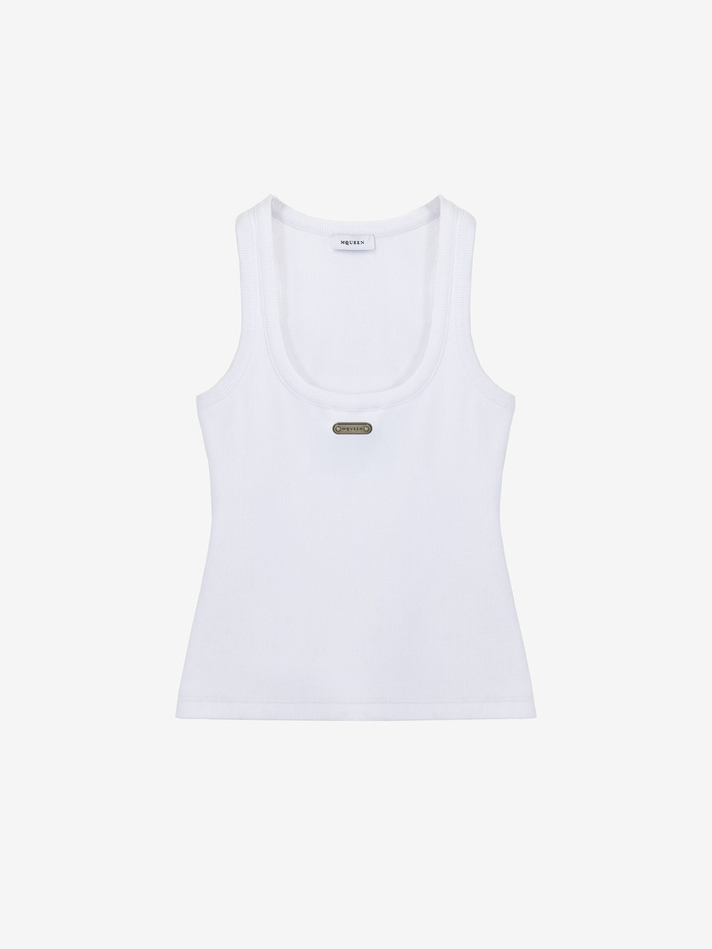 McQueen Placket Tank Top 1