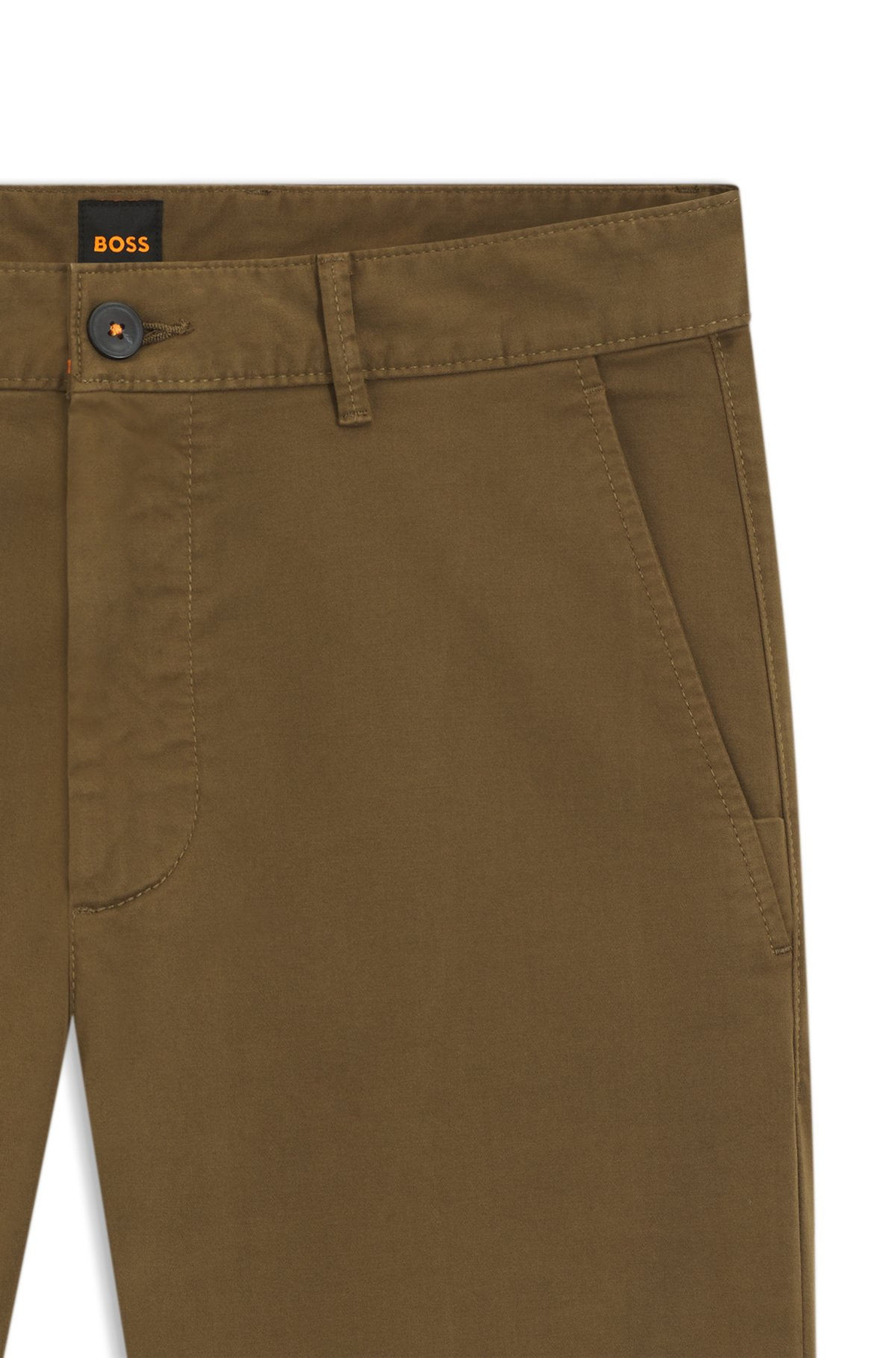 SLIM-FIT CHINOS IN STRETCH COTTON - 6