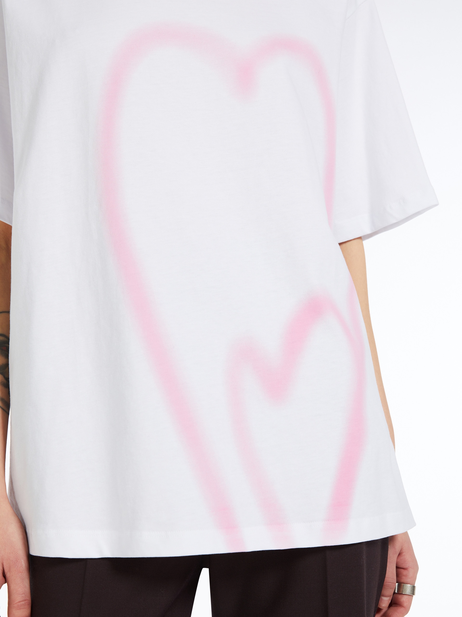 LUIS Heart print-adorned jersey T-shirt - 5