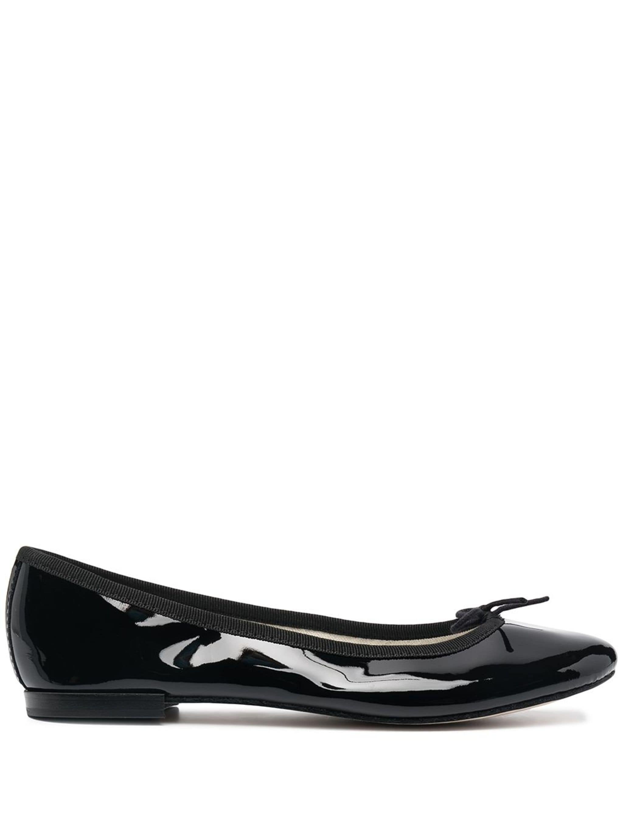 glossy flat ballerina shoes - 1