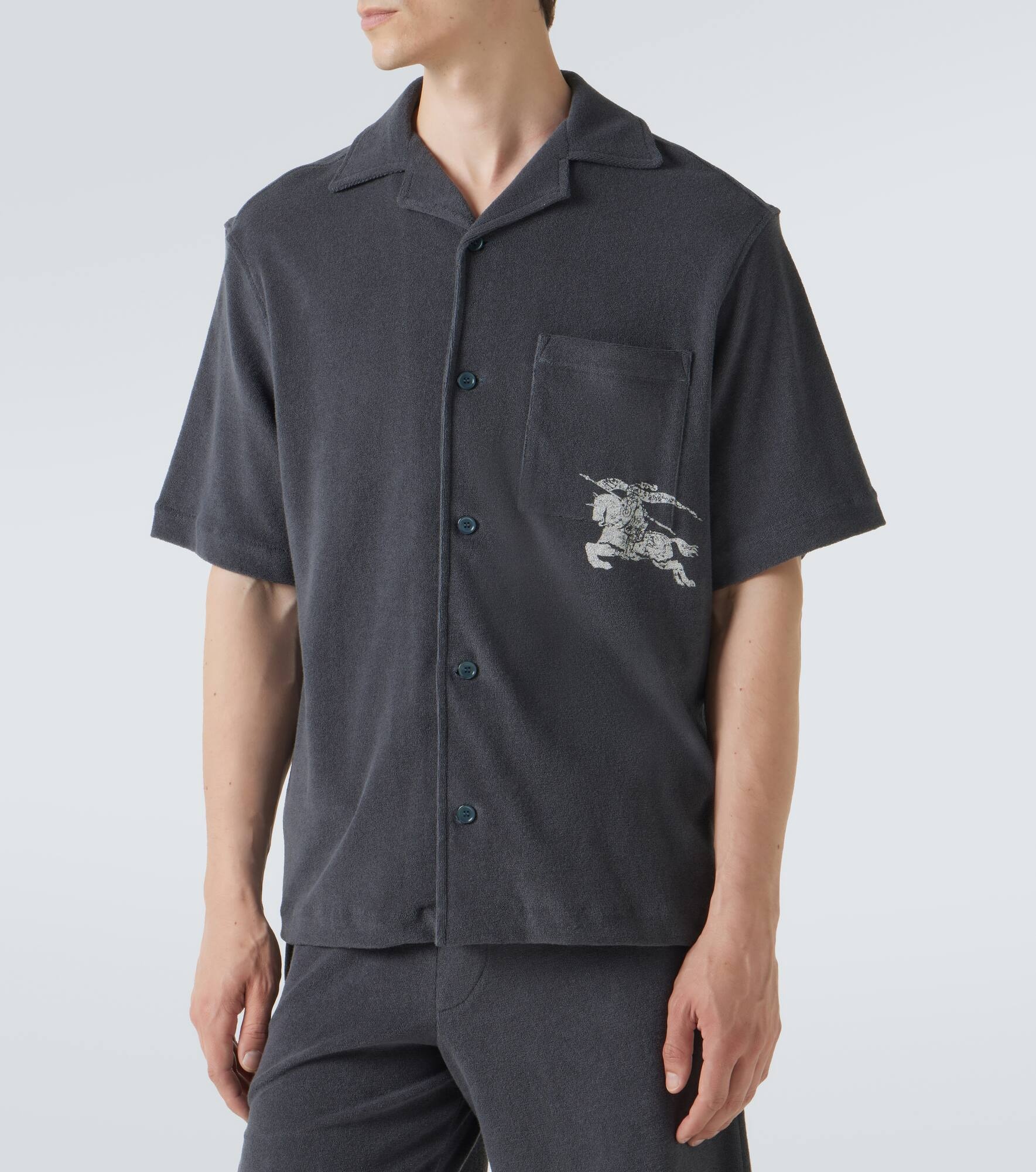 EKD cotton terry bowling shirt - 3