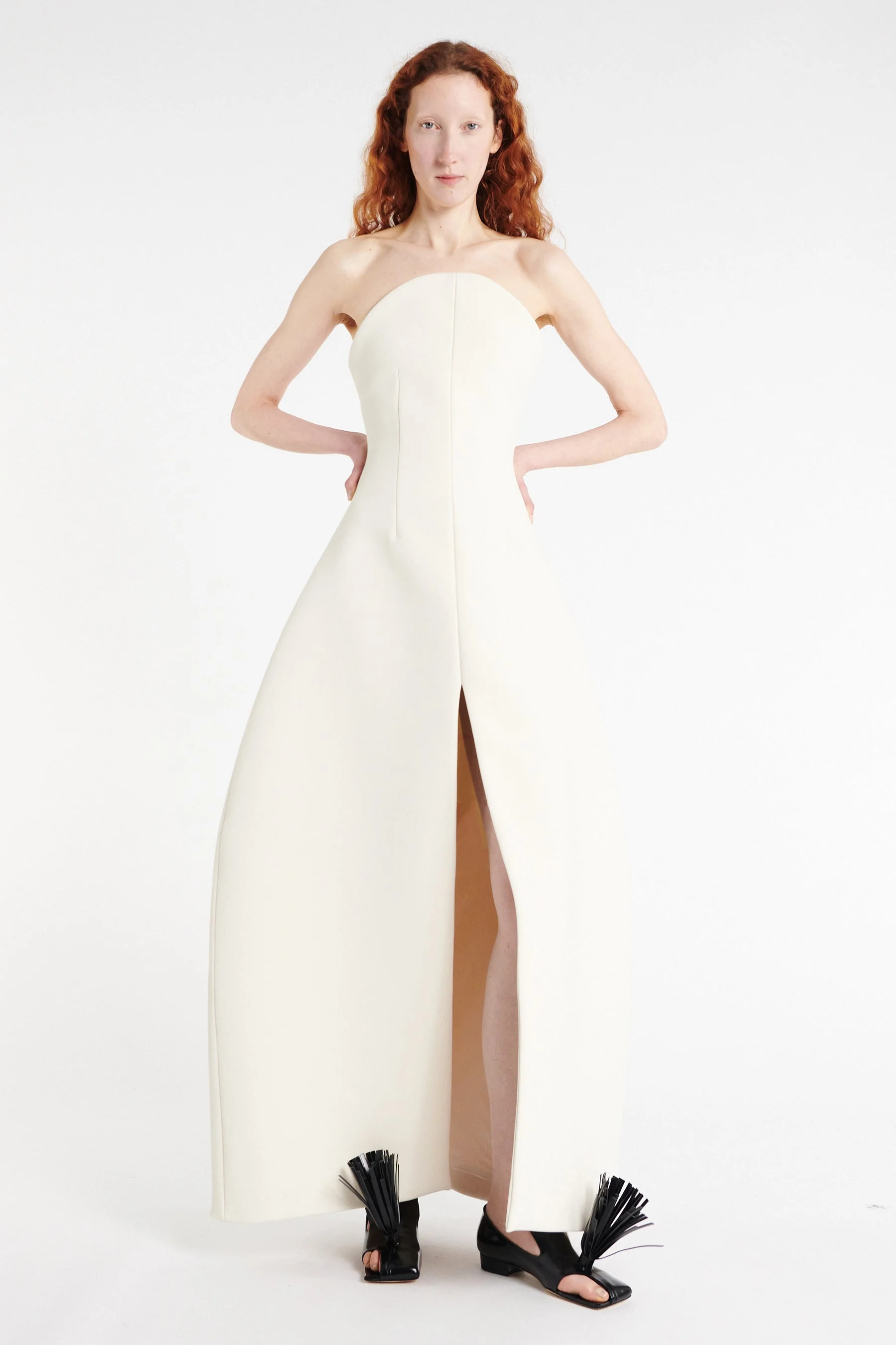 JUMPSUIT DRESS IVORY - 1