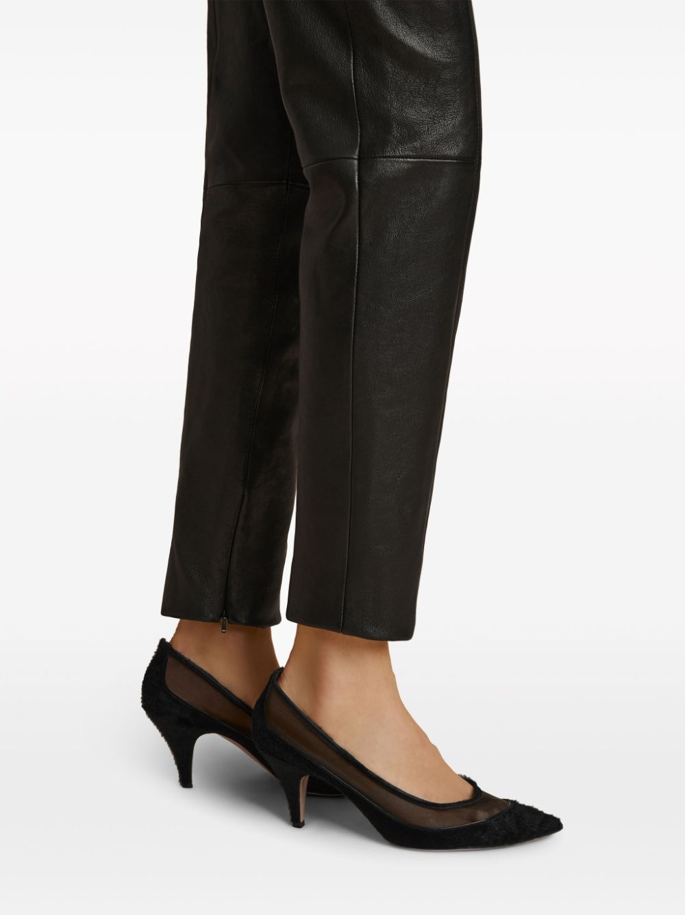 Waylin pintucked high-waisted trousers - 6