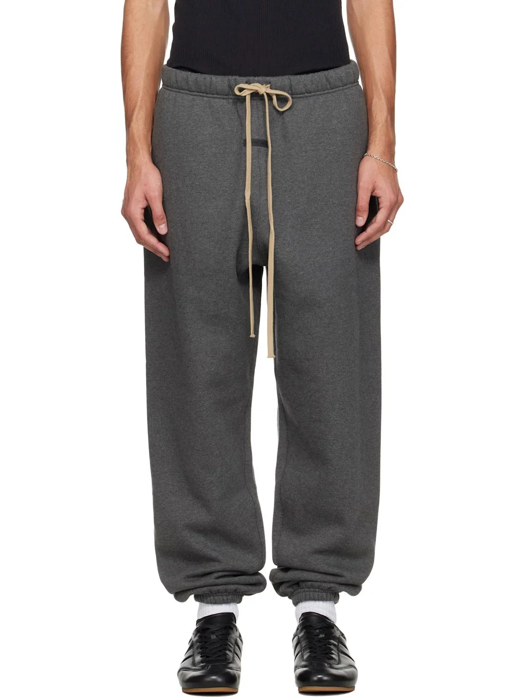 Gray Holiday Classic Sweatpants - 1