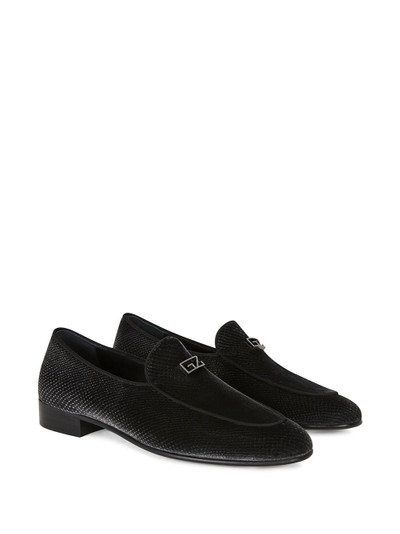 Giuseppe Zanotti logo-plaque Rudolph loafers outlook