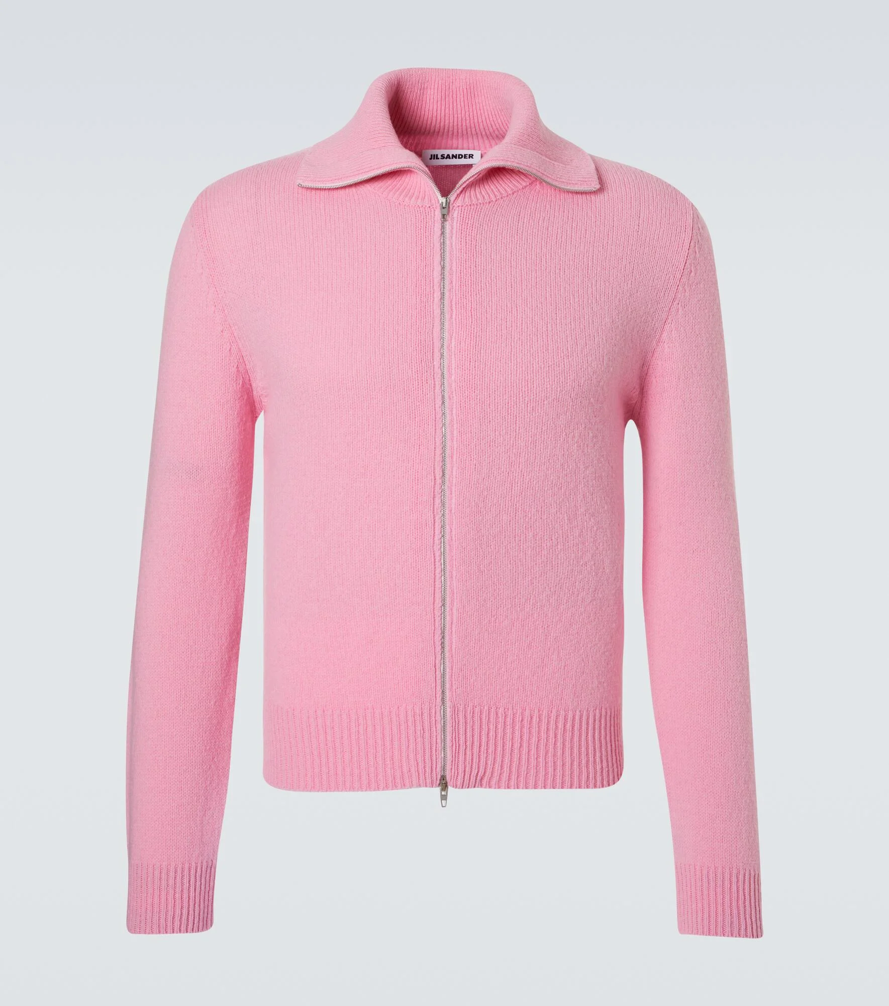 Wool-blend zip-up sweater - 1