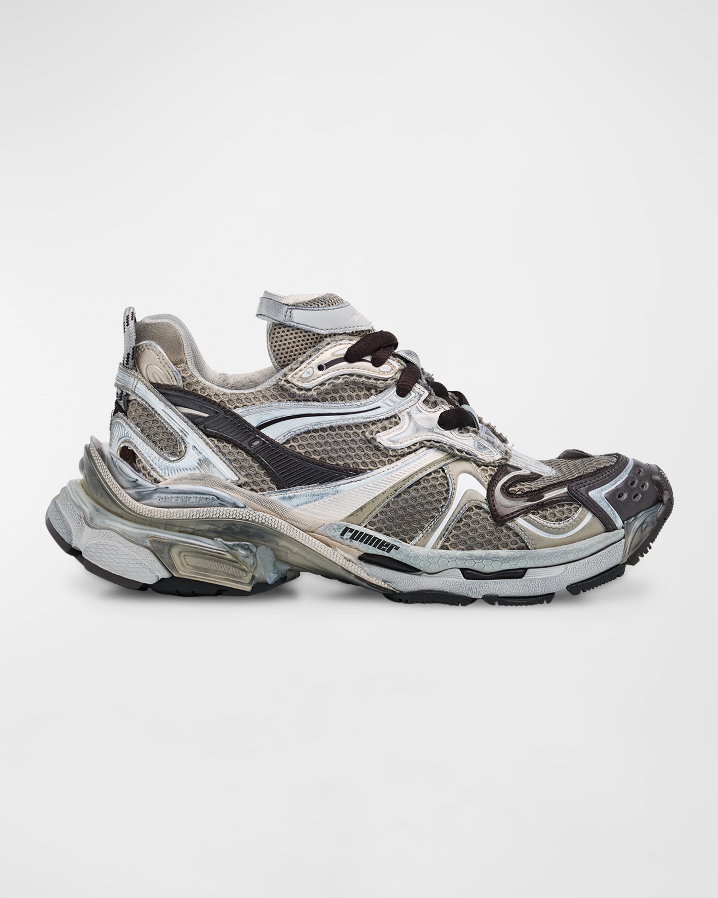 BALENCIAGA Runner 2.0 Sneakers | neimanmarcus | REVERSIBLE