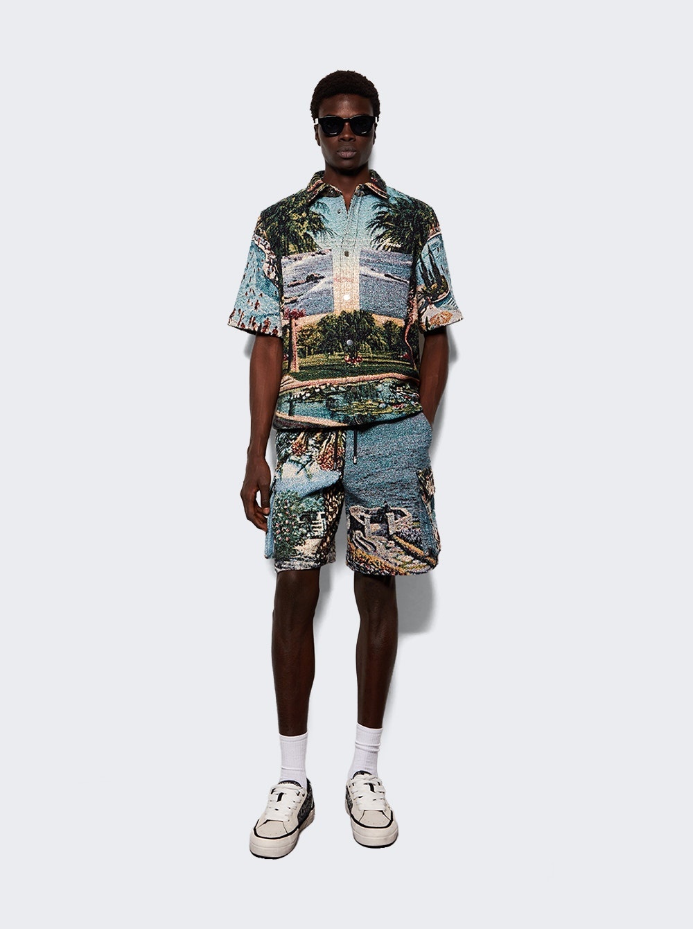 Paradise Tapestry Cargo Short Multicolor - 6