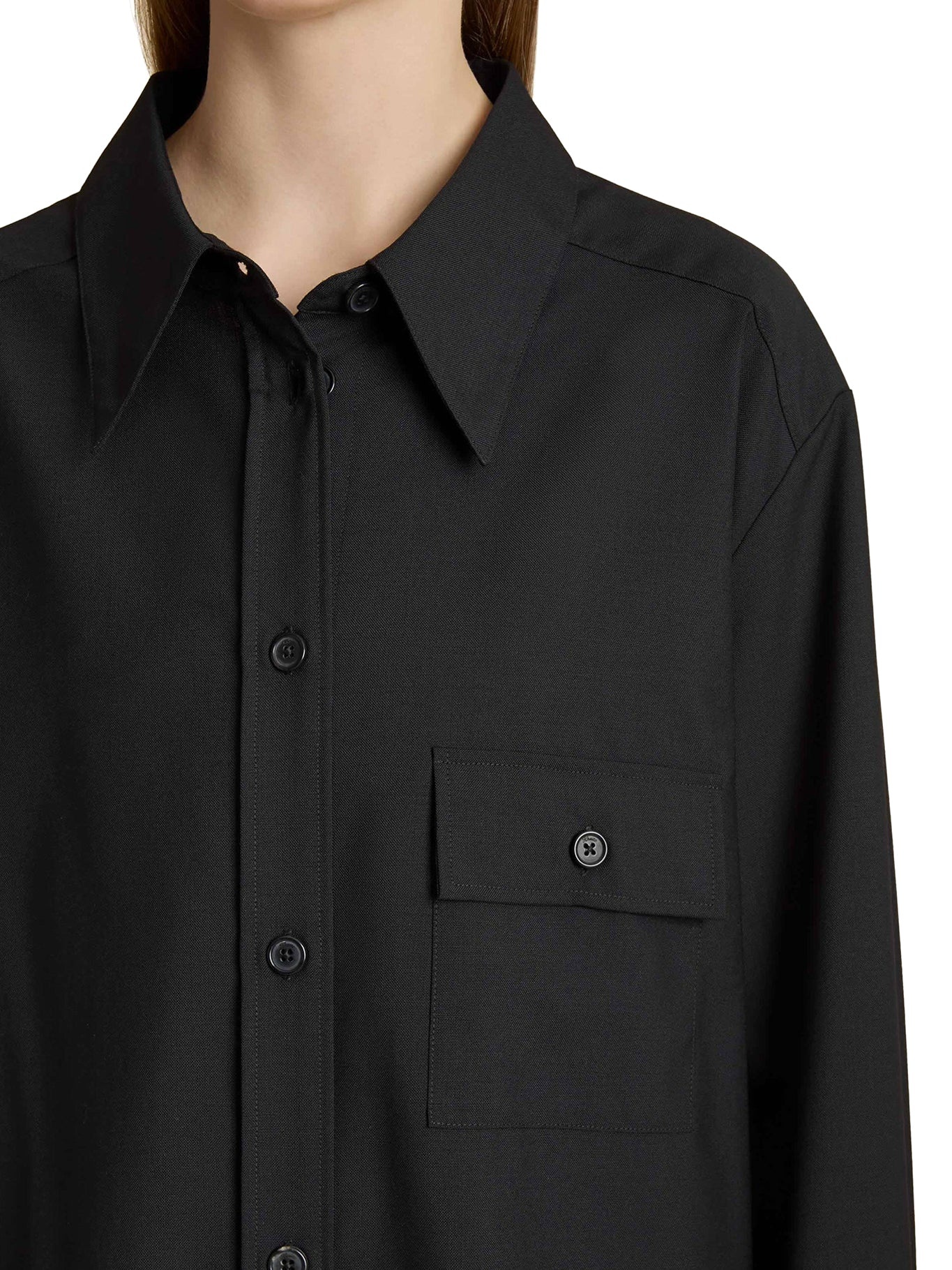 YATTY SHIRT IN TROPICAL WOOL - 6