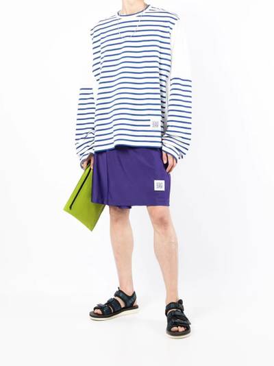 Fumito Ganryu logo patch track shorts outlook