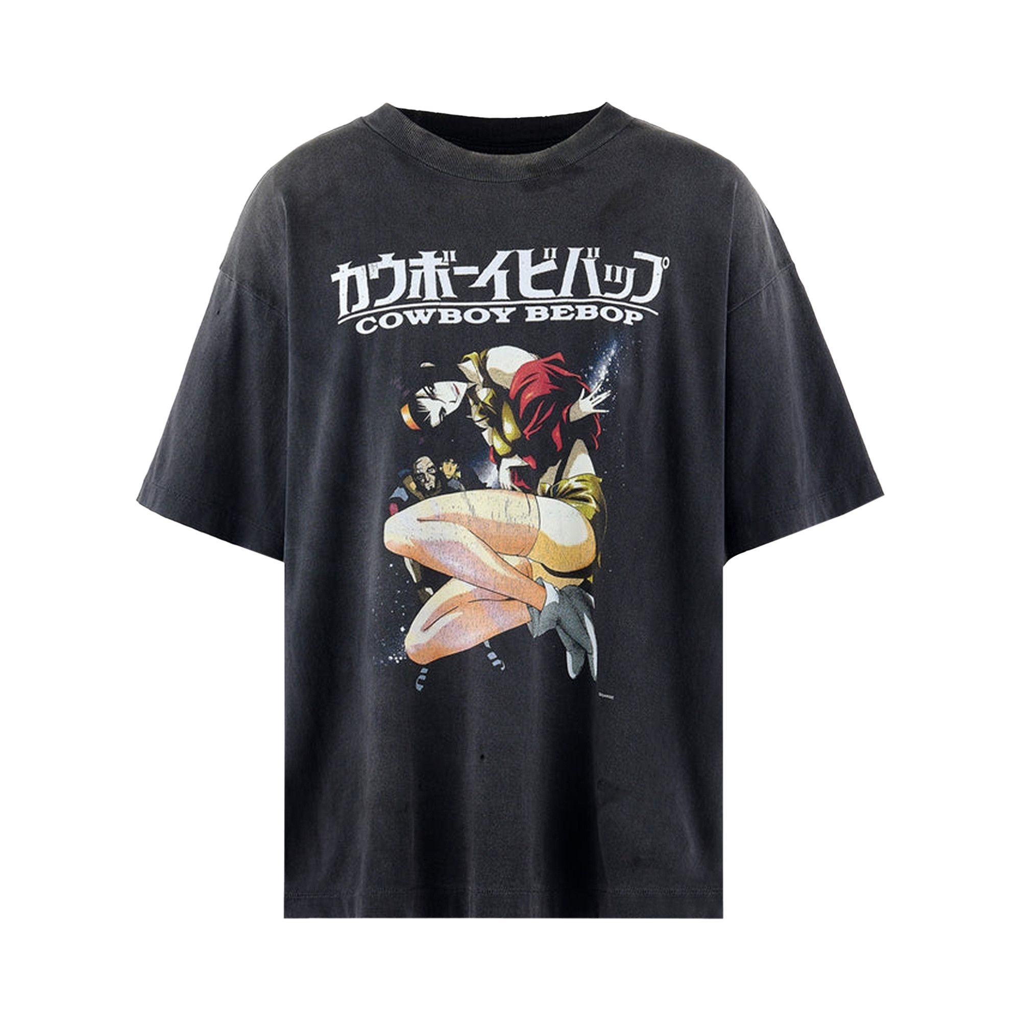 SAINT Mxxxxxx x Cowboy Bebop Short-Sleeve Tee 'Black' - 1