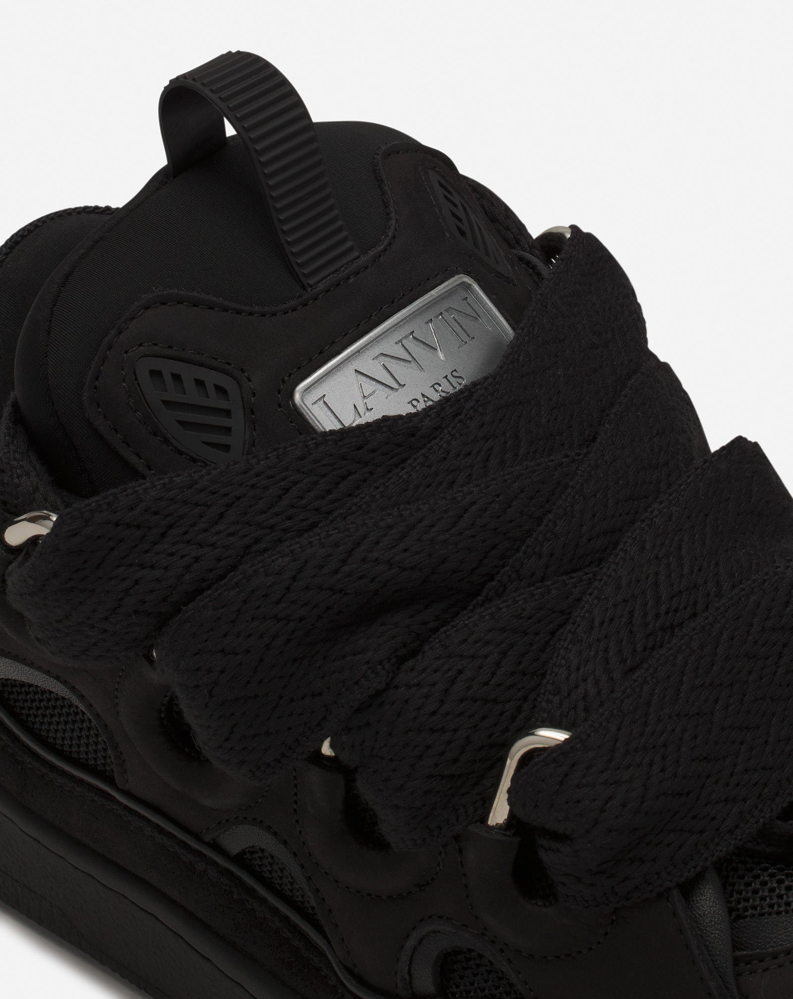 CURB LEATHER SNEAKERS - 5