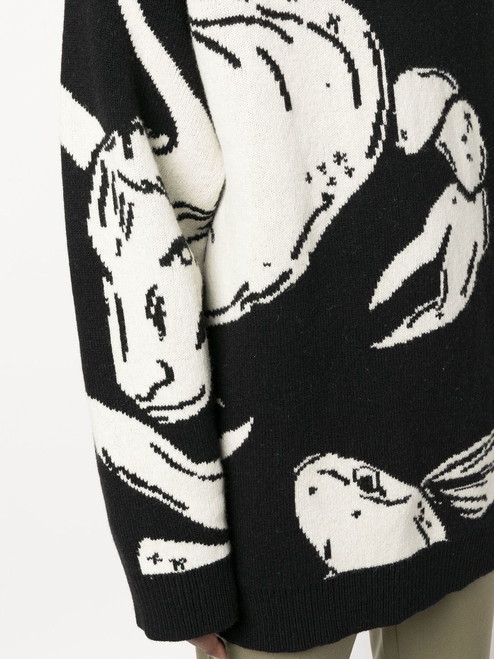 intarsia-knit jumper - 5