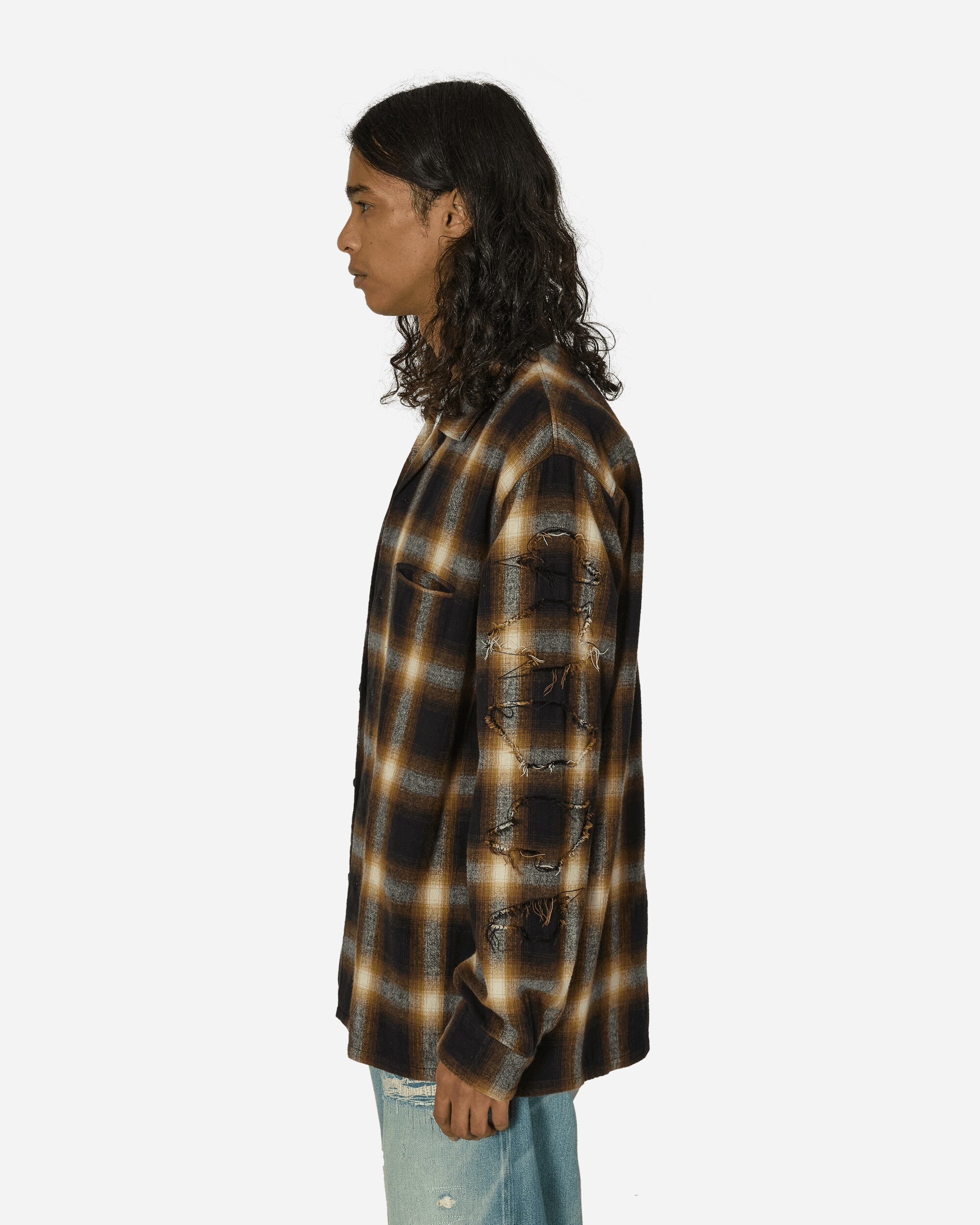 Checkered Shirt Brown - 2